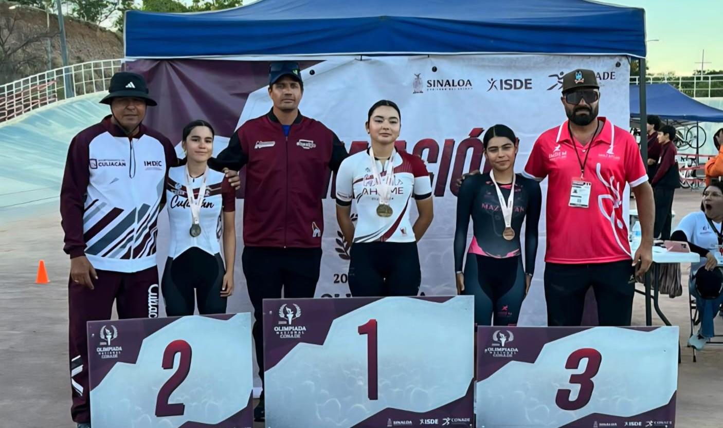 $!Mazatlán cierra con cinco medallas en ciclismo de pista del estatal Conade 2026