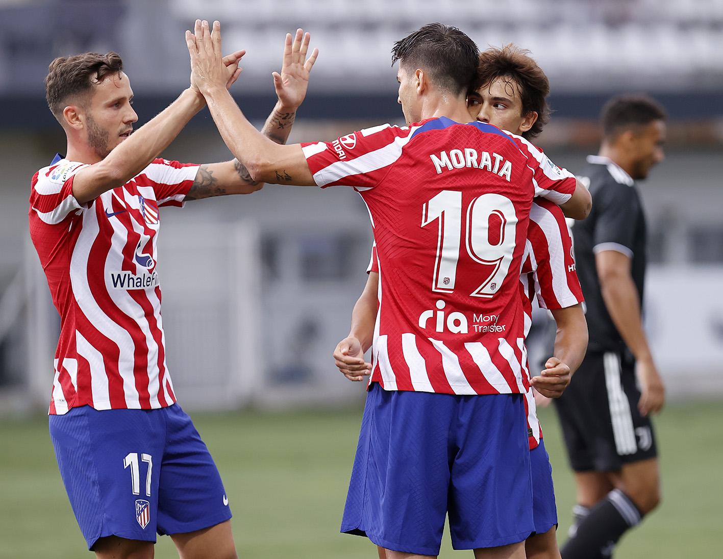 $!Álvaro Morata brilló, anotó tres goles y Atlético Madrid goleó a Juventus, en duelo amistoso