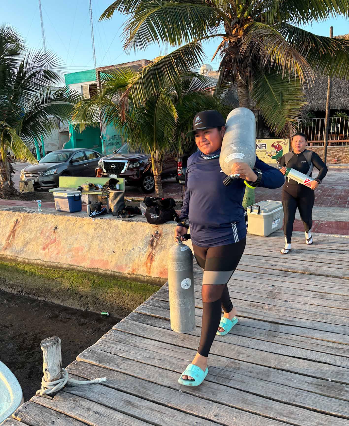 $!En los poblados de Río Lagartos y San Felipe, las mujeres construyen redes de acompañamiento dentro y fuera del comité de vigilancia.