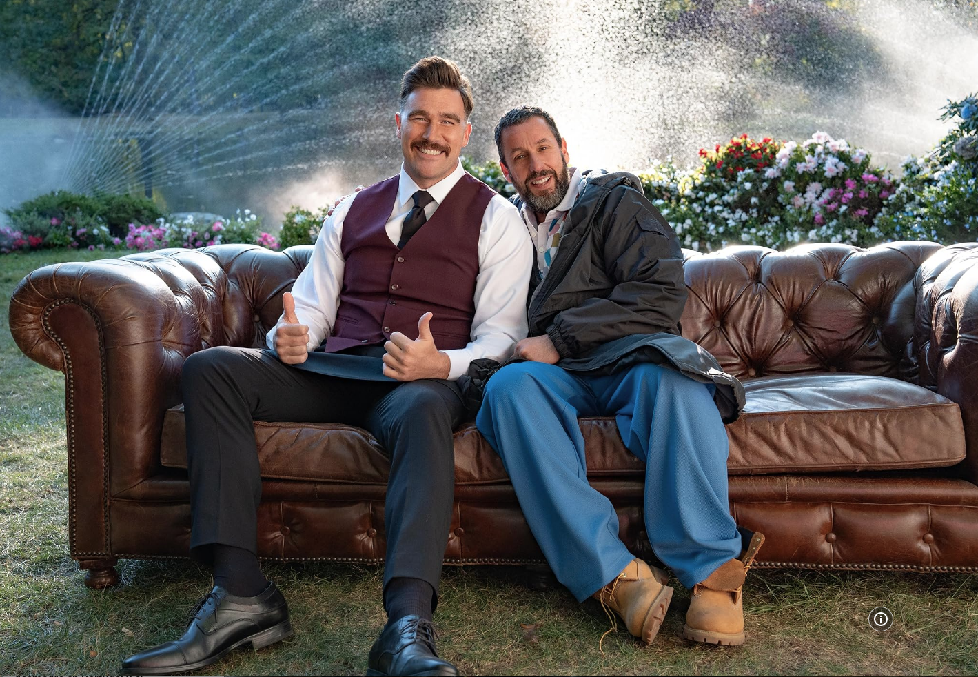 $!Travis Kelce, el novio de Taylor Swift también participa en Happy Gilmore 2.