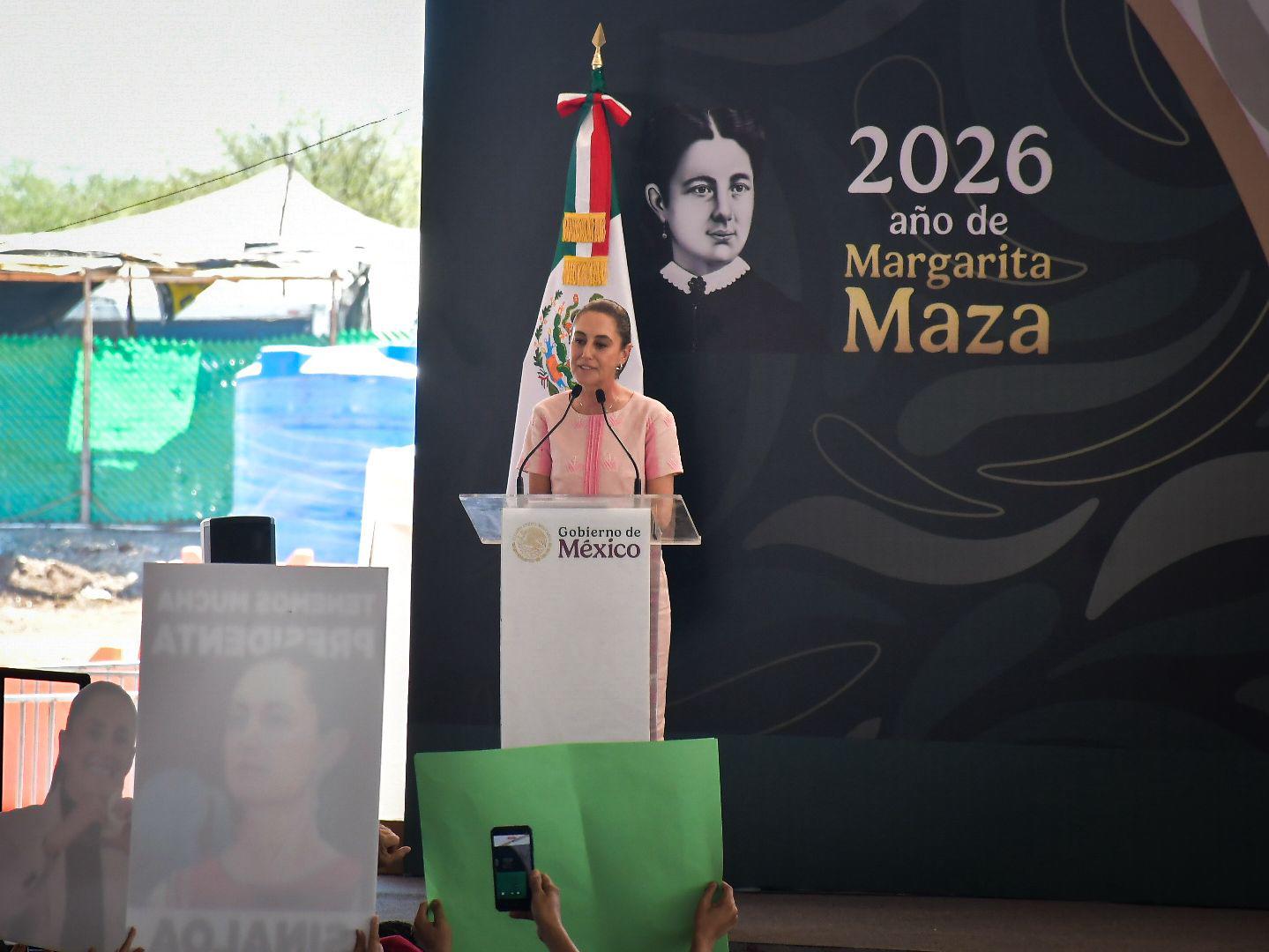 $!No está solo Sinaloa, su Presidenta y las Fuerzas Armadas están aquí: Sheinbaum en Culiacán