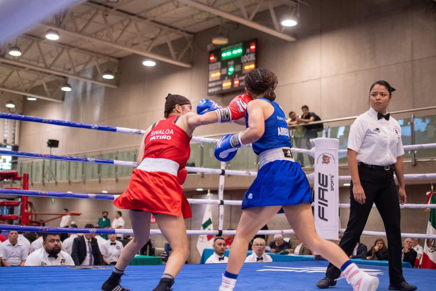 $!Mazatleca Esmeralda Patiño se consagra como la mejor en el Nacional Élite de Boxeo