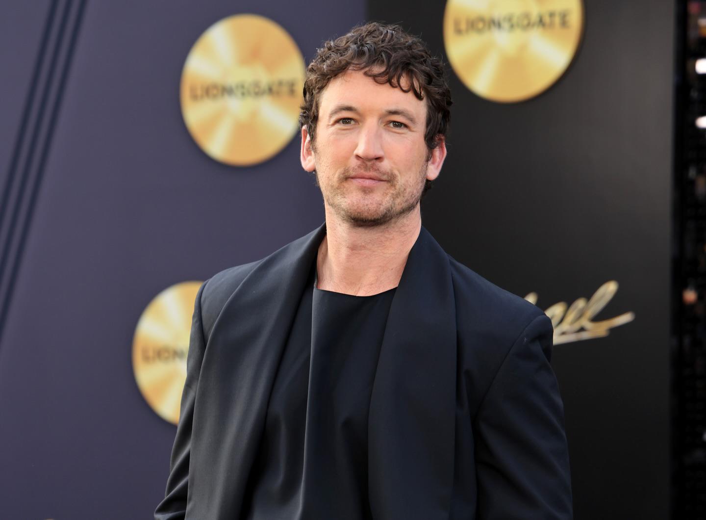 $!A la premier también llegó el actor Miles Teller.