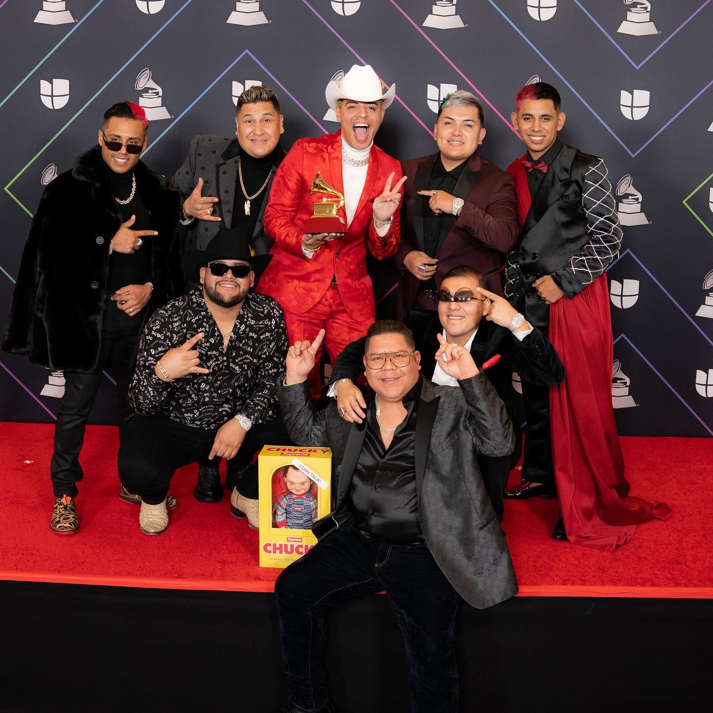 $!Grupo Firme en los Latin Grammy.