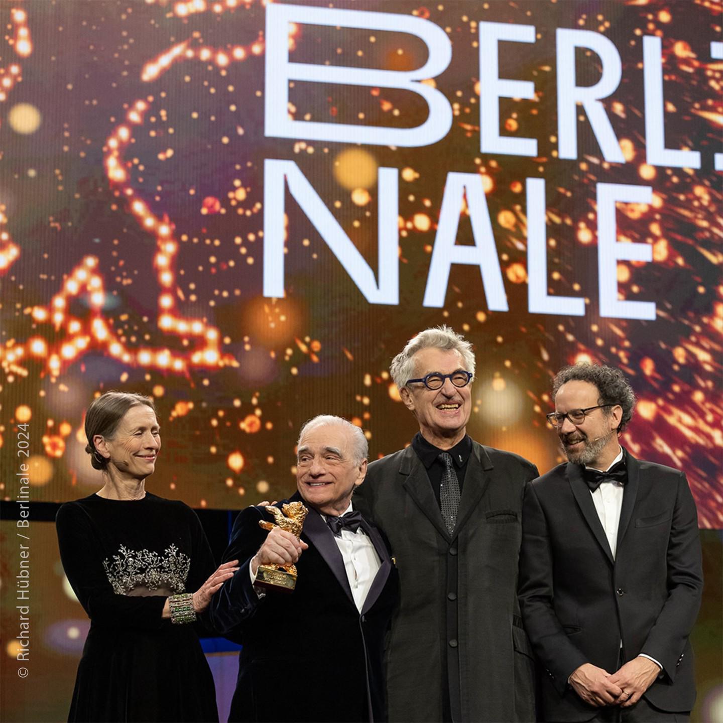$!Martin Scorsese fue galardonado con el Oso de Oro Honorario por sus logros de por vida.