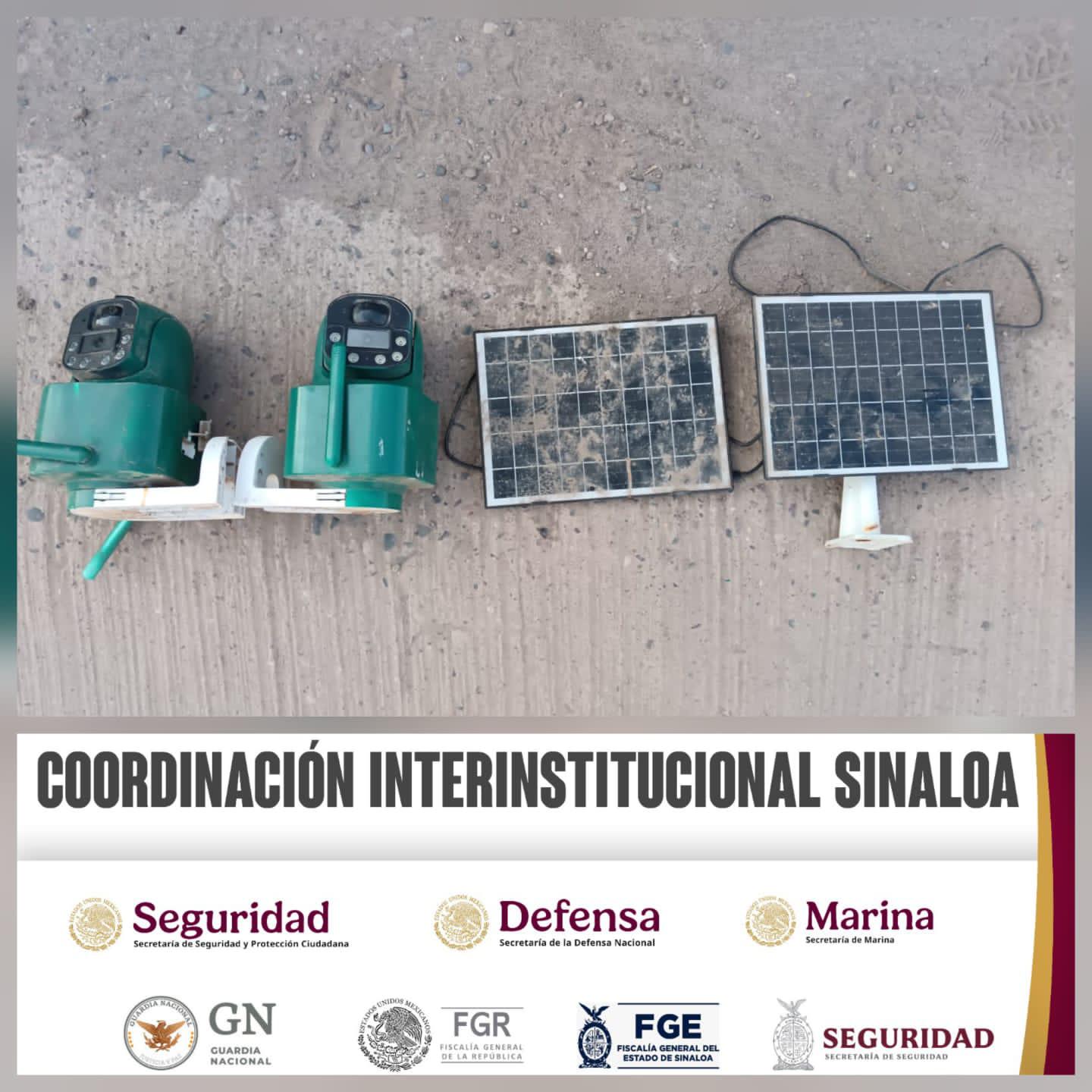 $!Neutralizan dron y retiran cámaras de vigilancia irregulares en Navolato