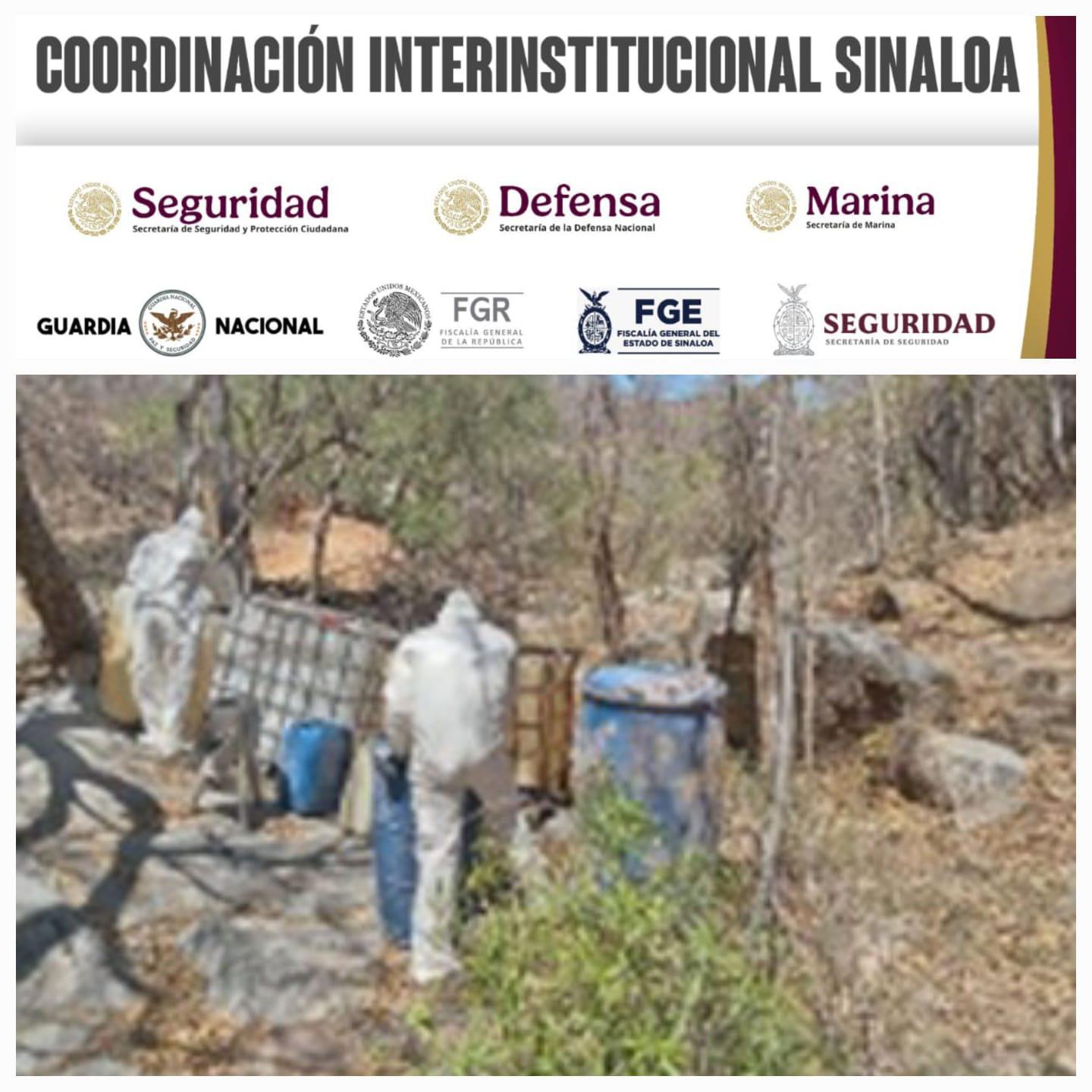 $!Deshabilitan 13 laboratorios clandestinos en Culiacán y Cosalá