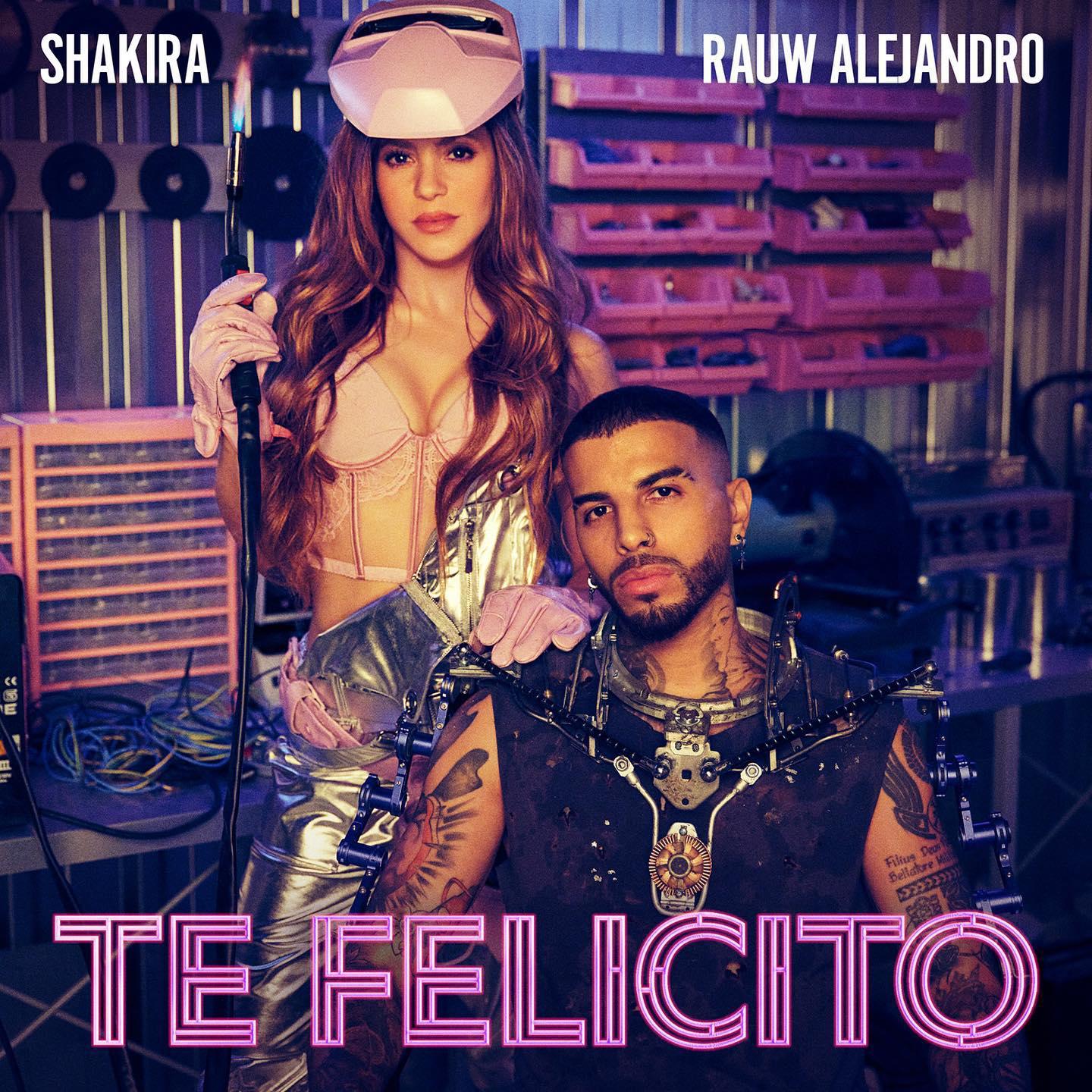 $!Shakira y Rauw Alejandro ponen a bailar con su nueva canción ‘Te felicito’