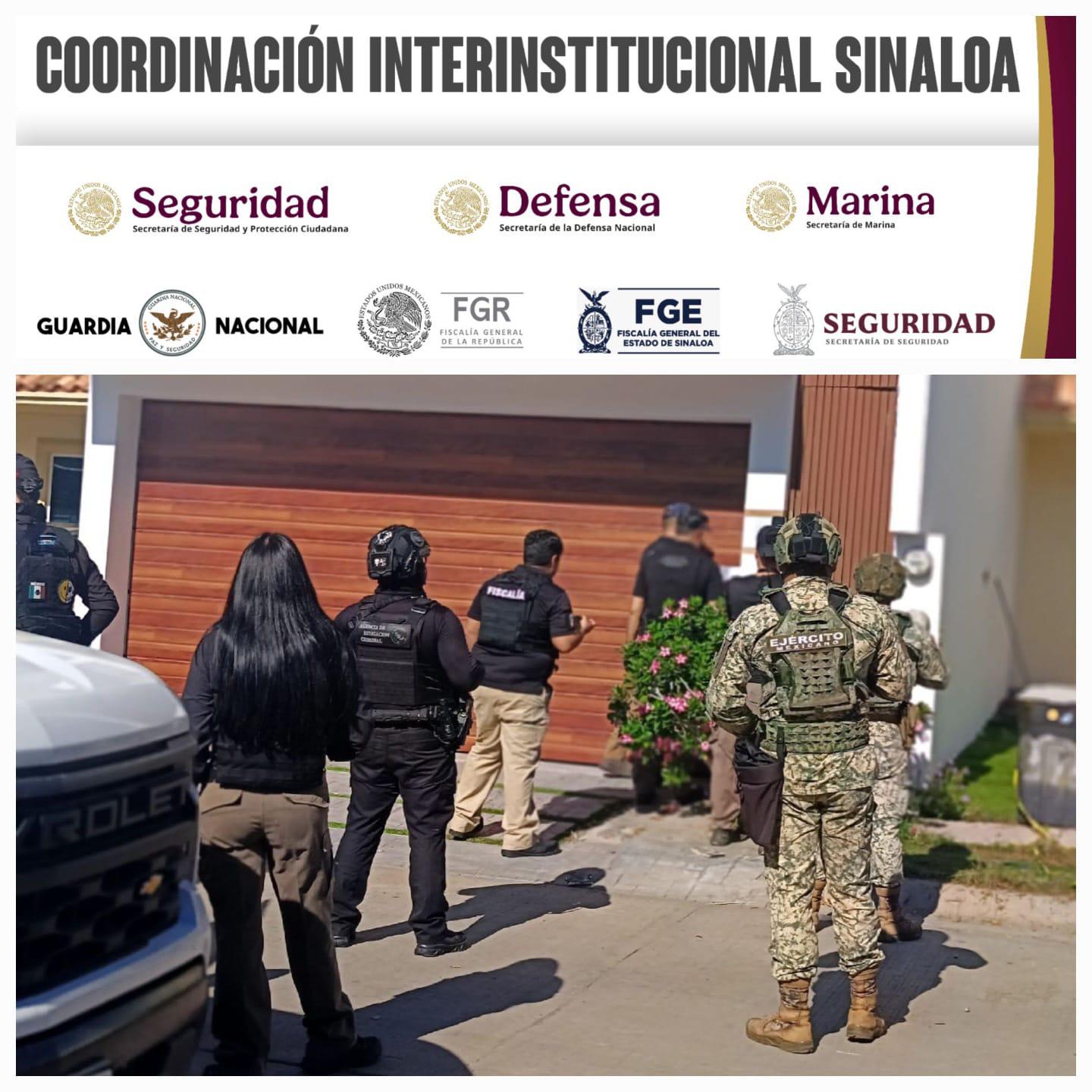 $!Aseguran otro vehículo y más armas tras cateo a domicilio de Stanza Cantabria, en Culiacán