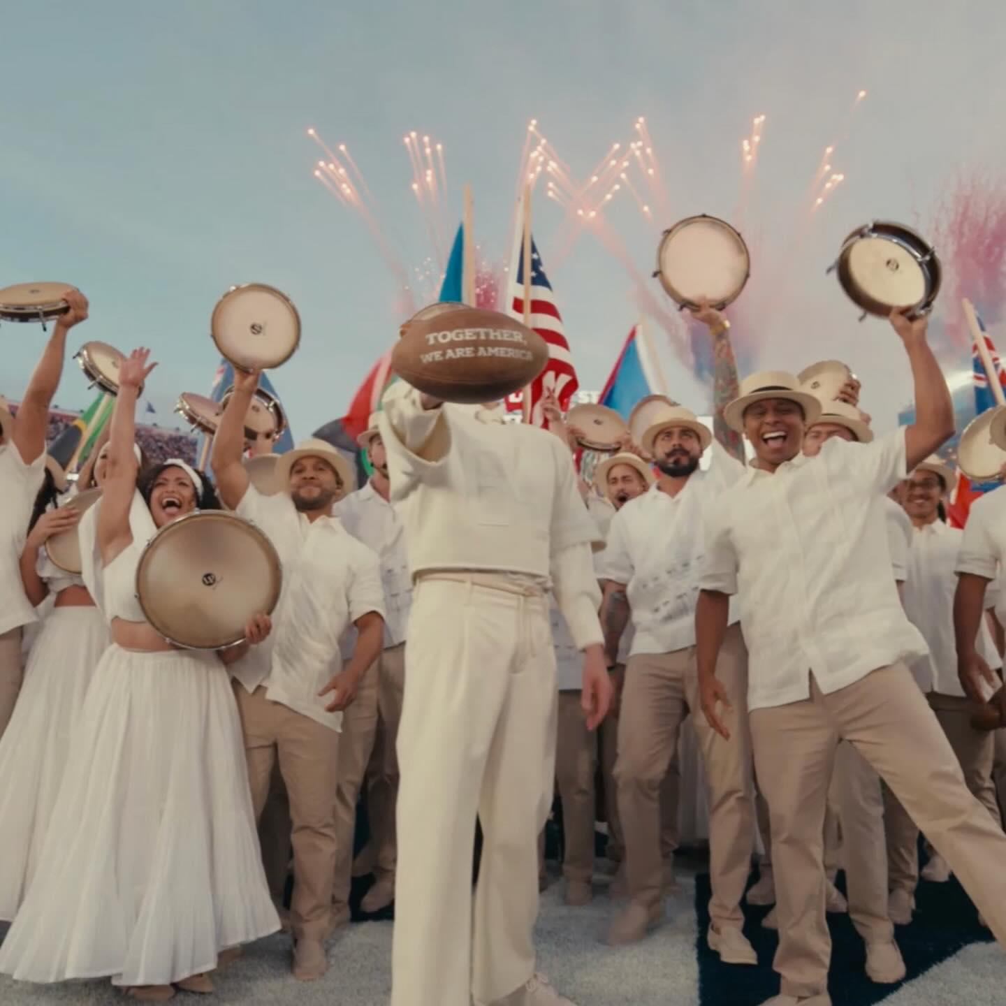 $!Juntos somos América fue la frase con la que cerró el espectáculo.