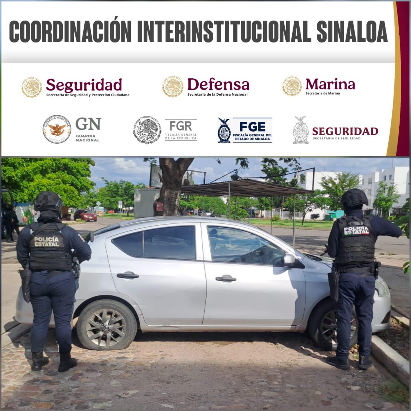 $!Policías aseguran dos vehículos con reporte de robo en colonias de Culiacán