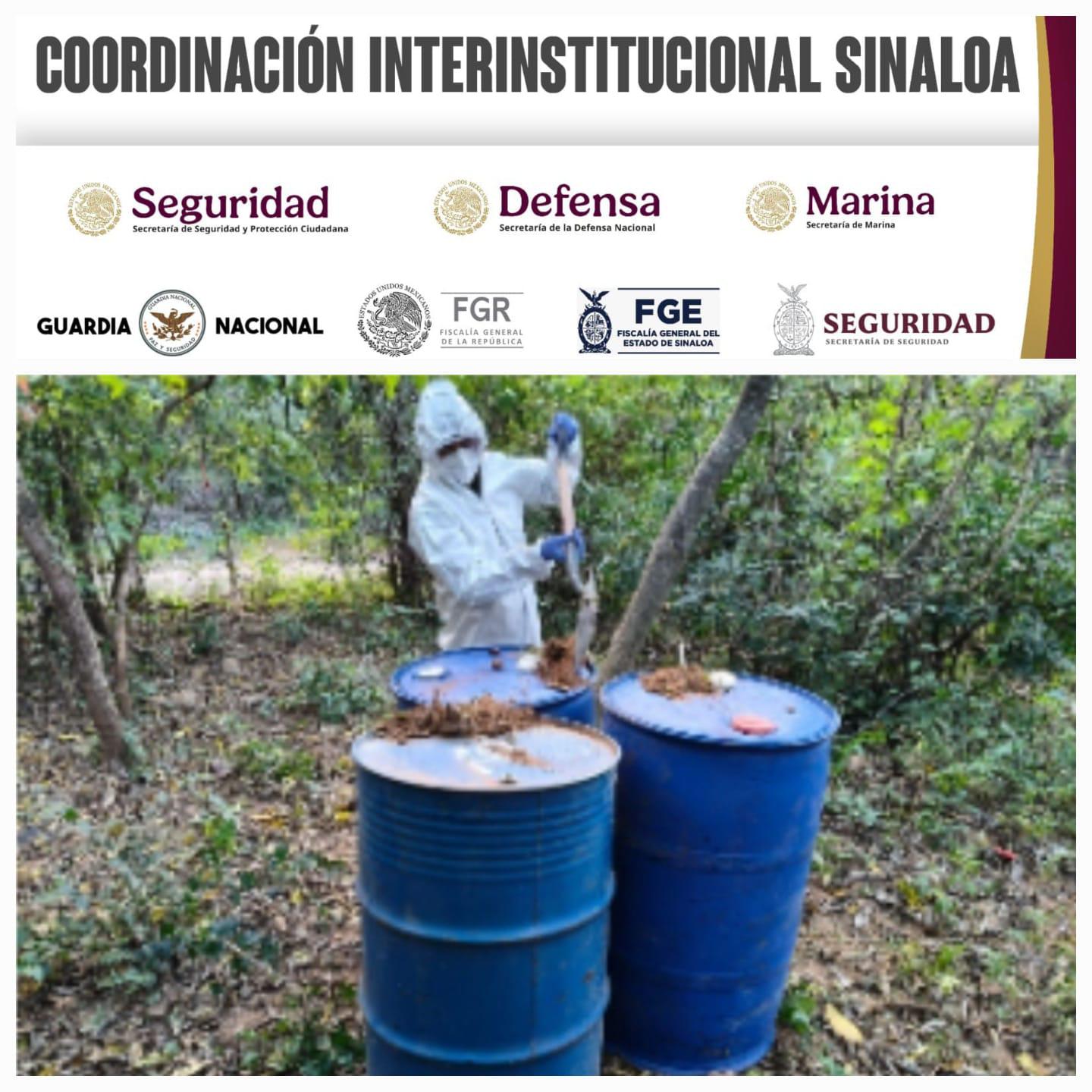 $!Inhabilitan un laboratorio de drogas sintéticas en operativos en Sinaloa