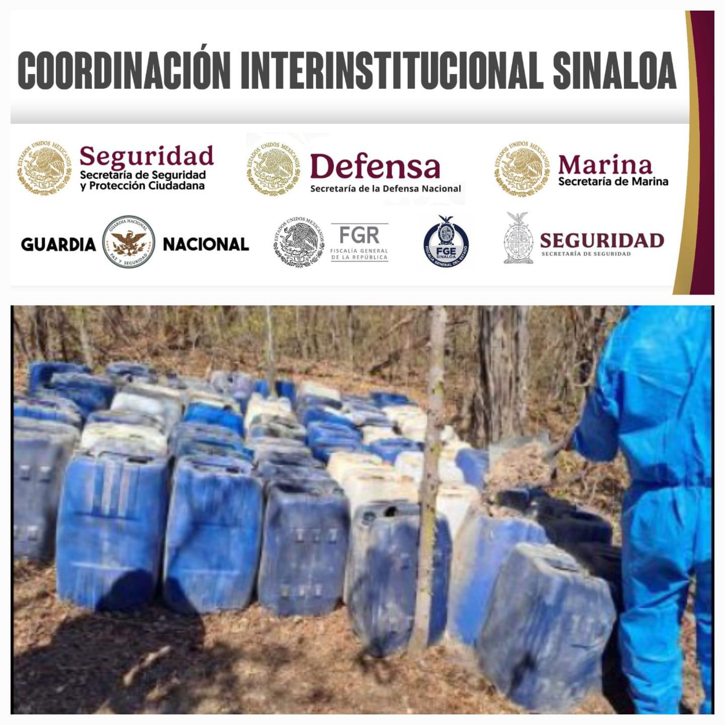 $!Inhabilitan 14 laboratorios para la elaboración de drogas en Sinaloa