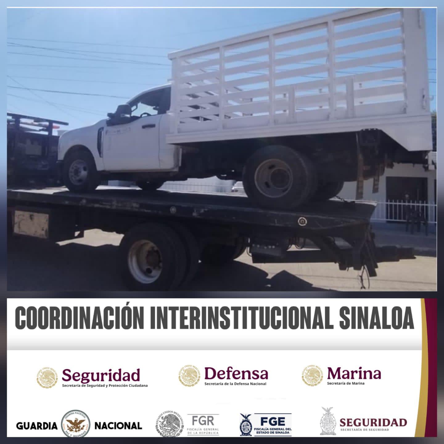 $!Aseguran en Navolato tres camionetas y un automóvil con reporte de robo