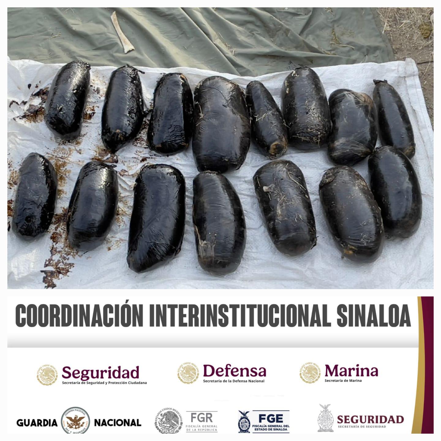 $!Aseguran un fusil, municiones y droga en San Marcos, en Mazatlán