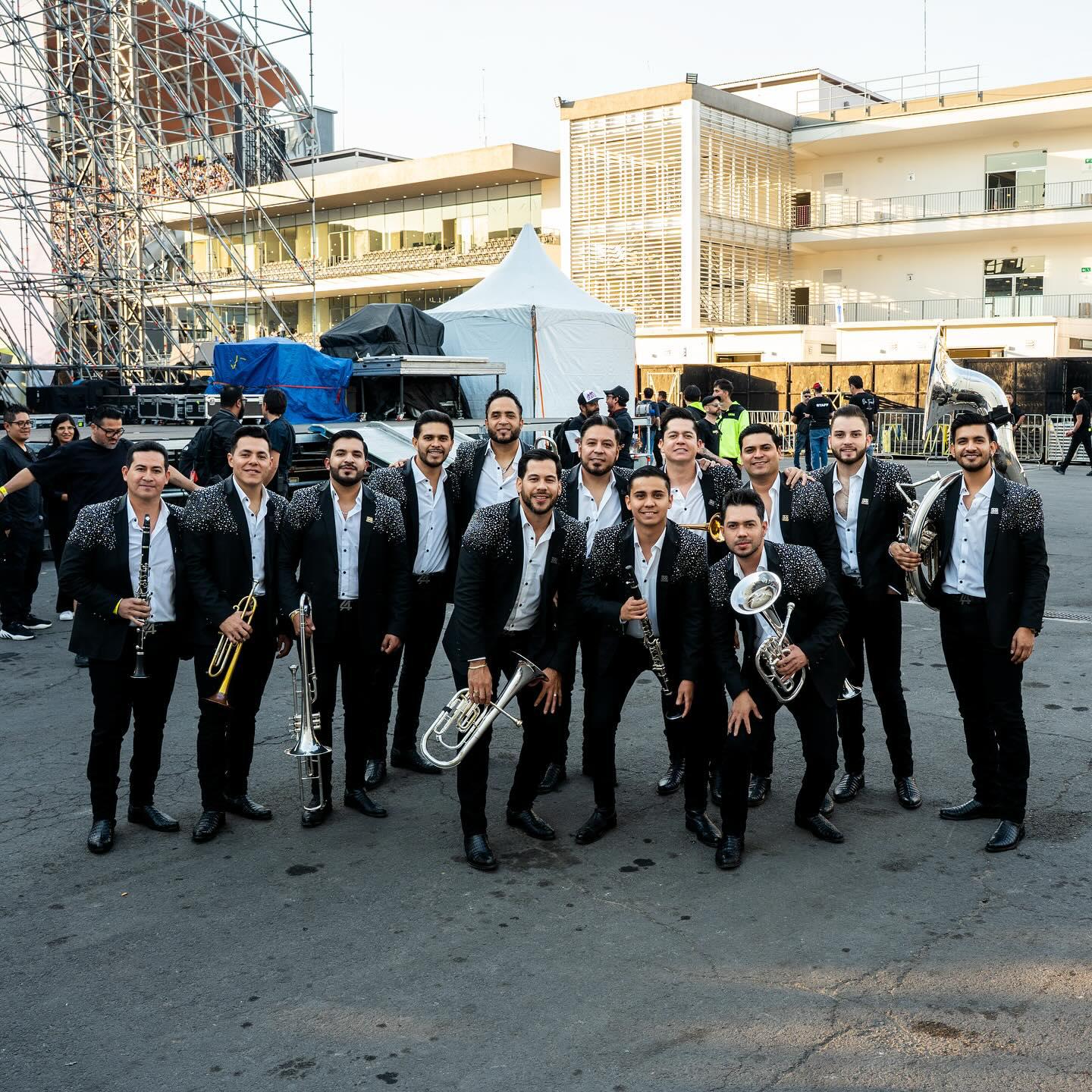 $!La banda estuvo presente en el Zócalo.