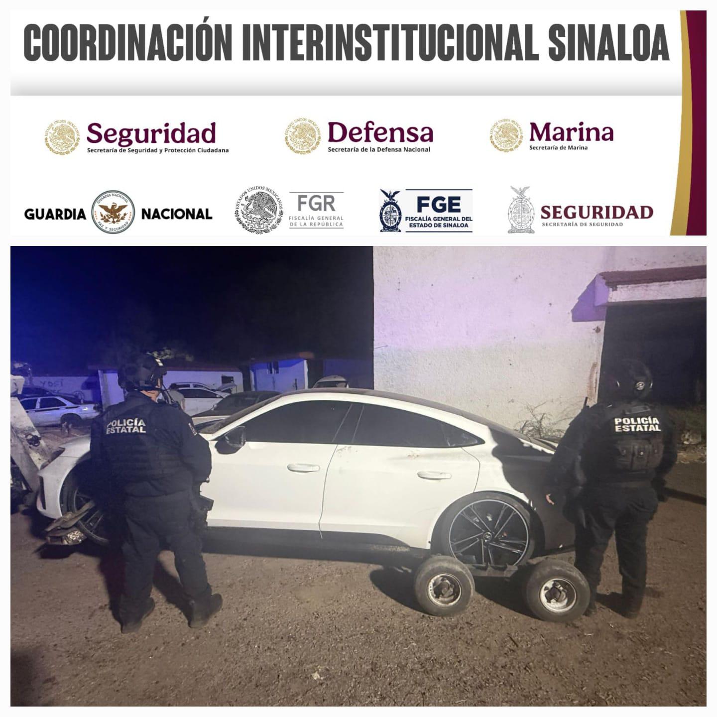 $!Aseguran dos automóviles y una motocicleta robadas en diferentes sectores de Culiacán