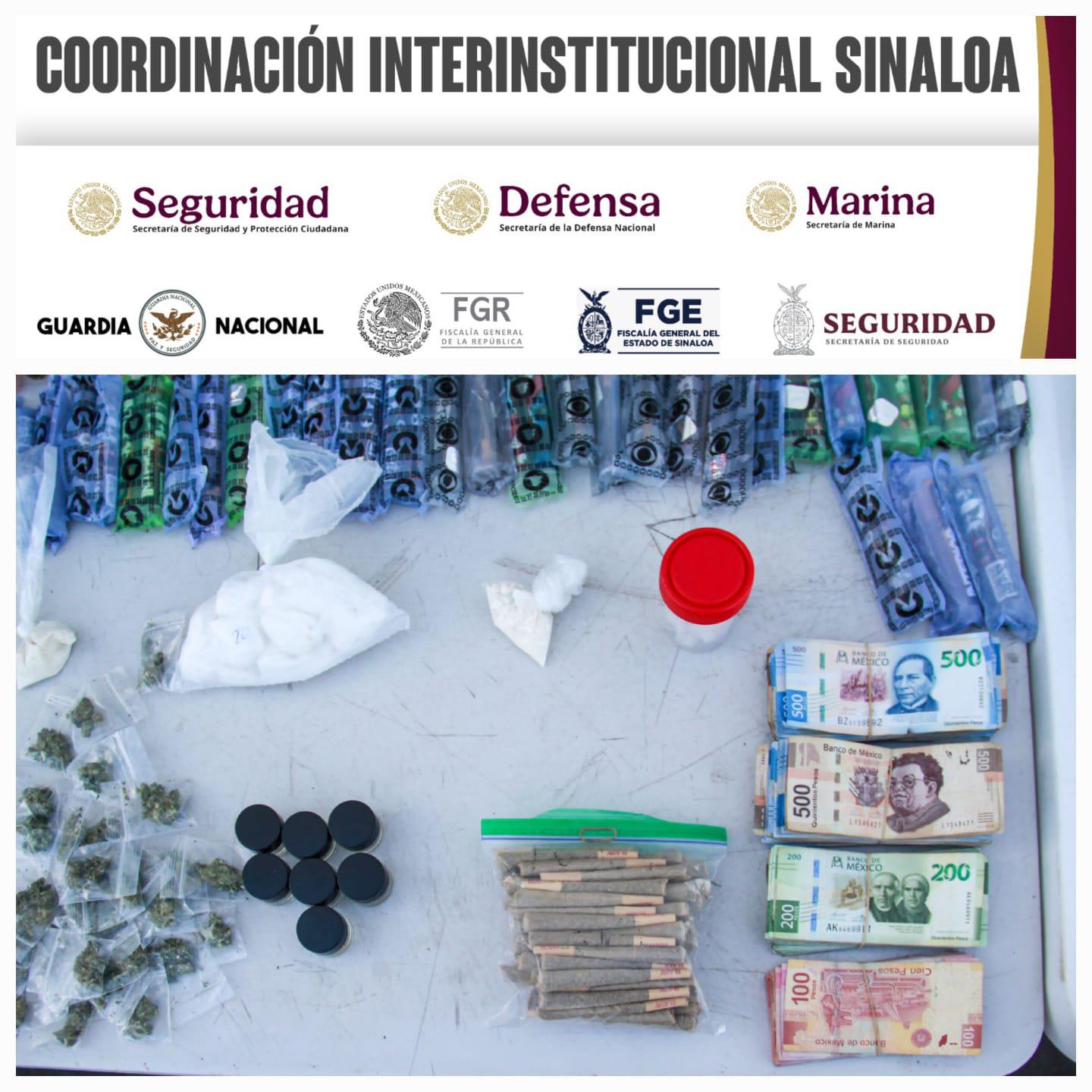 $!Aseguran armas, drogas y 120 mil pesos en operativo al interior del penal de Aguaruto