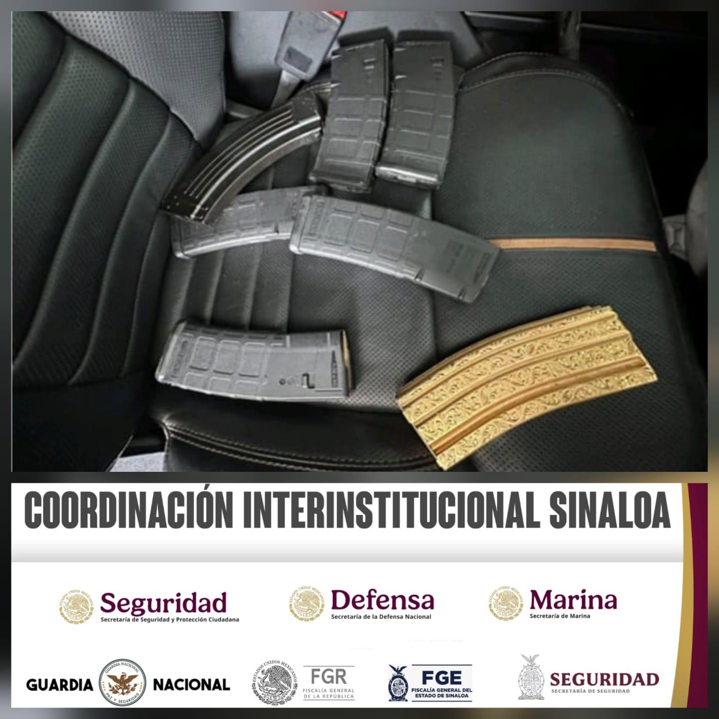 $!Confirma SSP decomiso de armamento y vehículos tras cateo en Isla Musala, Culiacán
