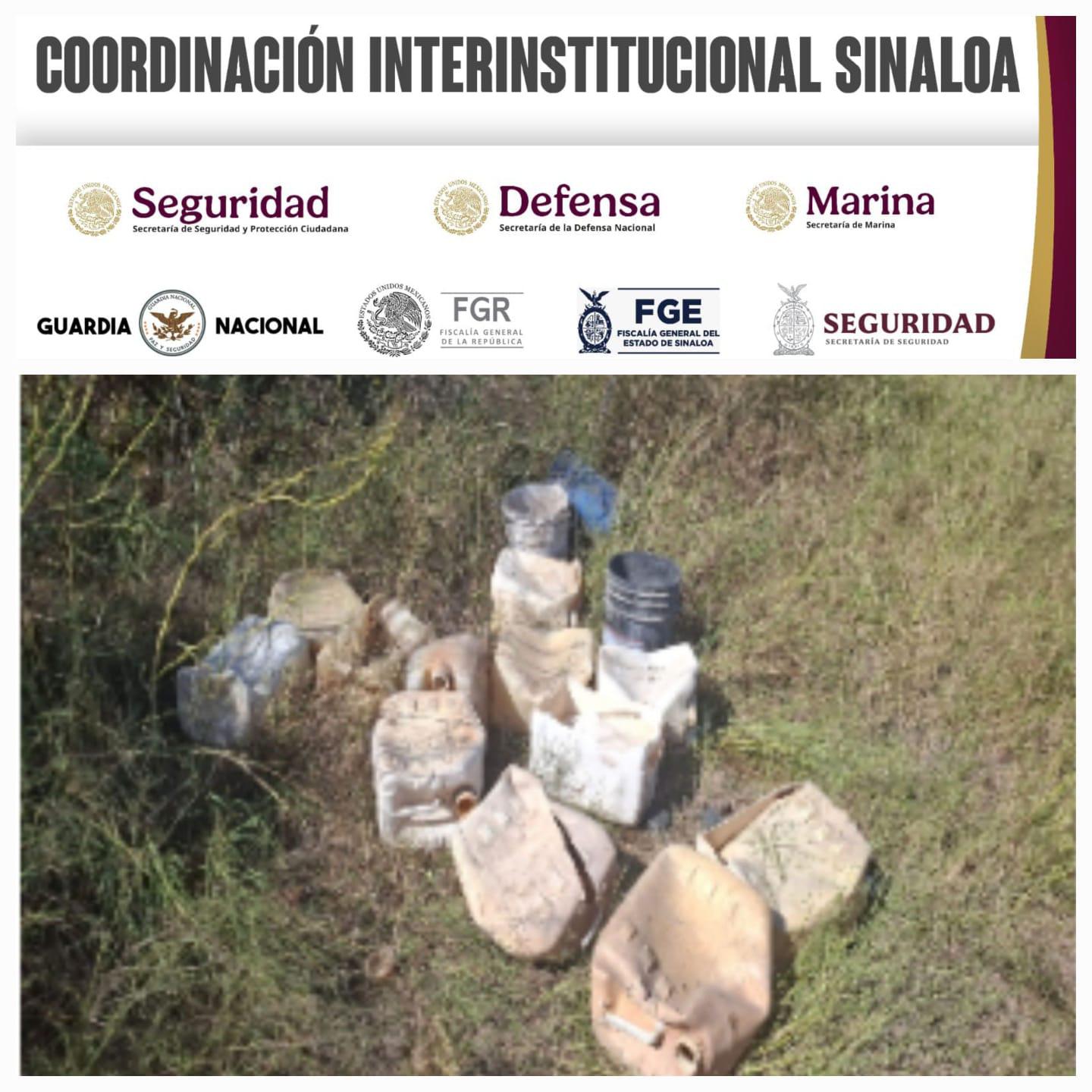 $!Inhabilitan un laboratorio de drogas sintéticas en operativos en Sinaloa