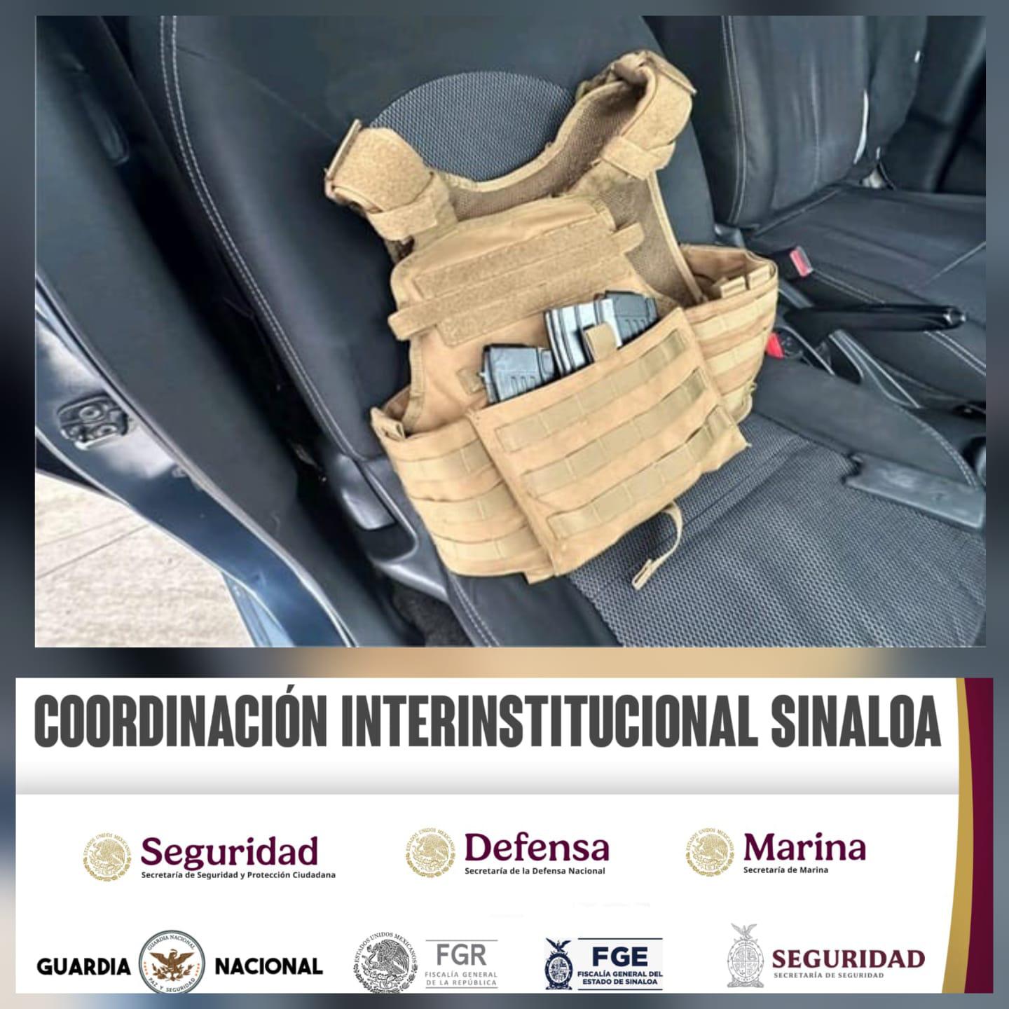 $!Confirma SSP decomiso de armamento y vehículos tras cateo en Isla Musala, Culiacán