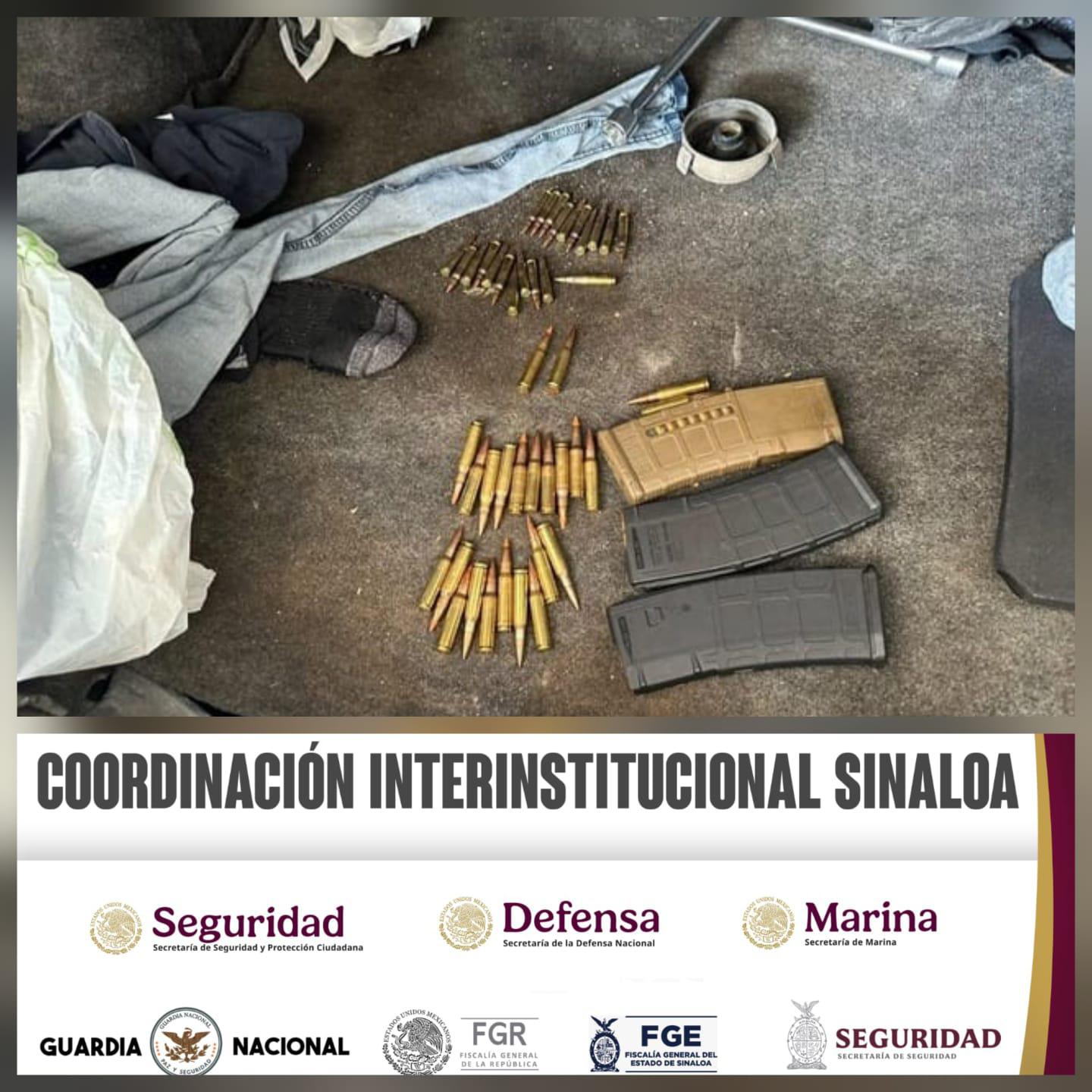 $!Confirma SSP decomiso de armamento y vehículos tras cateo en Isla Musala, Culiacán