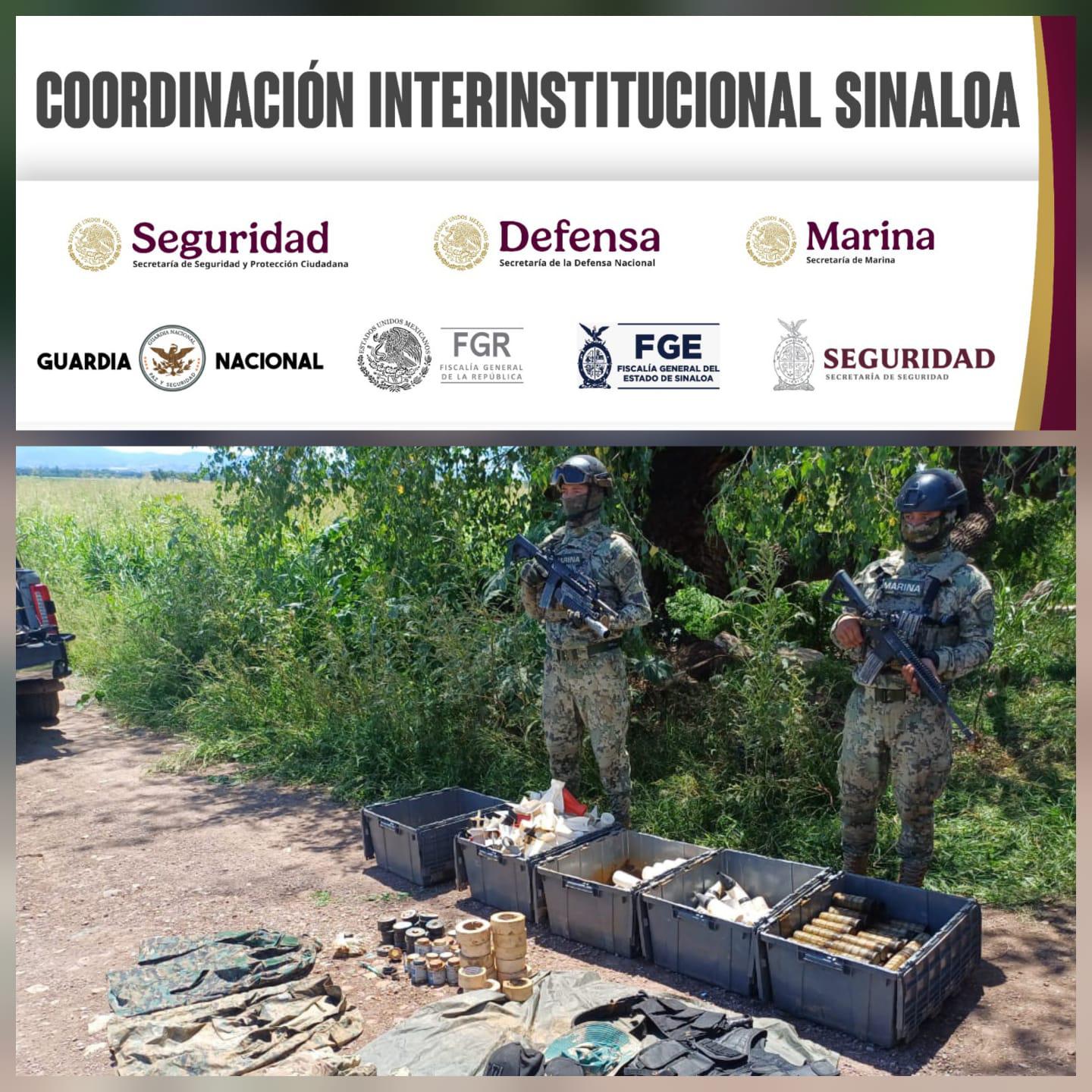 $!Destruyen equipo y material para explosivos asegurado en Culiacán