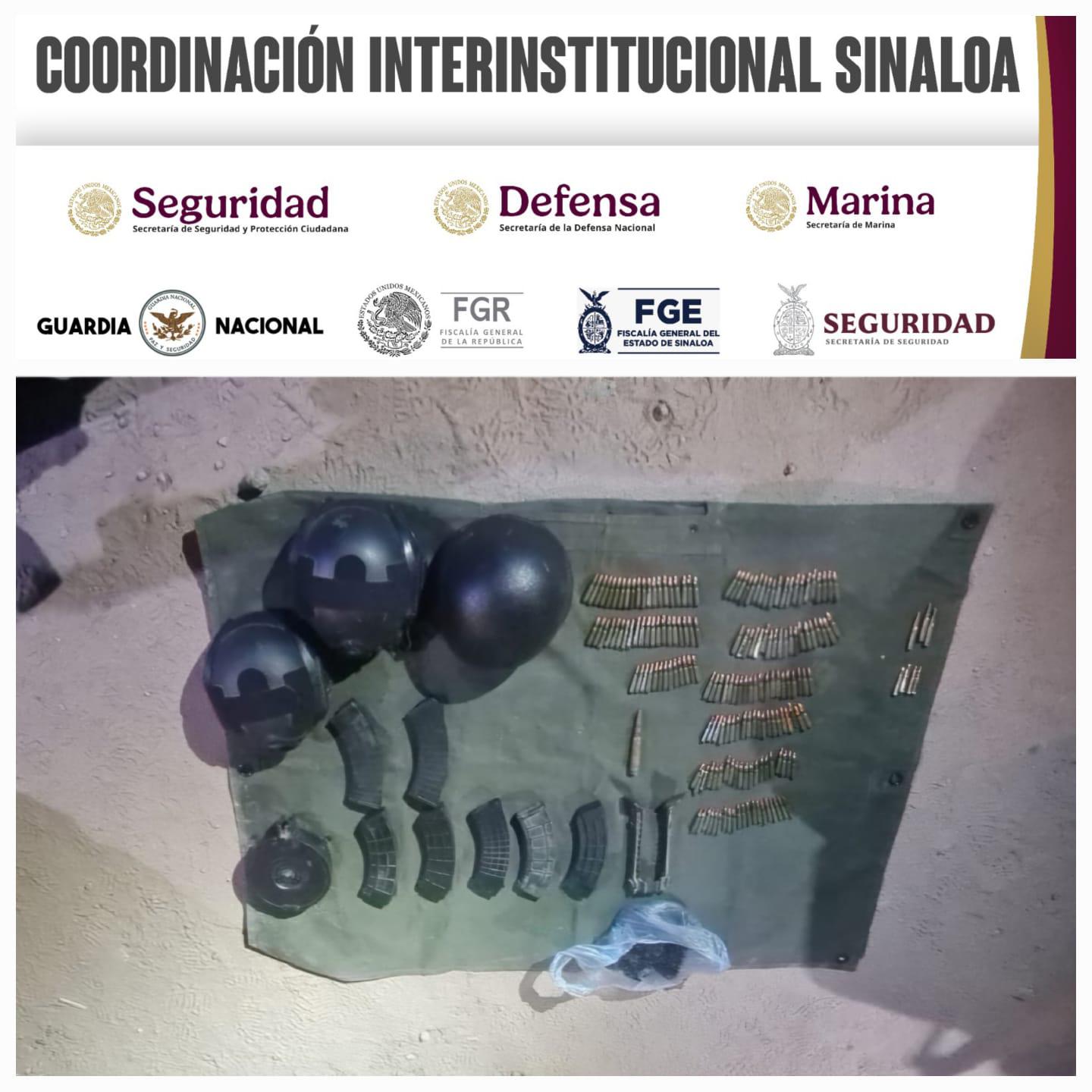 $!Ejército Mexicano asegura vehículo blindado y municiones en Mocorito