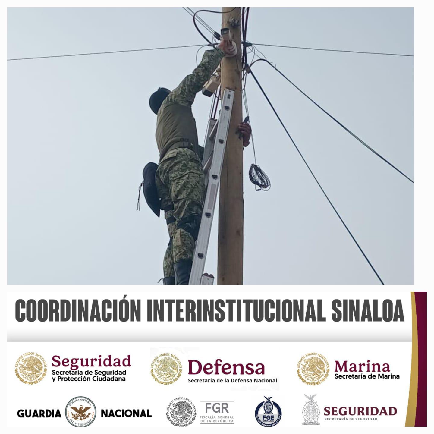 $!En una semana retiran 453 cámaras de videovigilancia clandestinas en Culiacán y Navolato