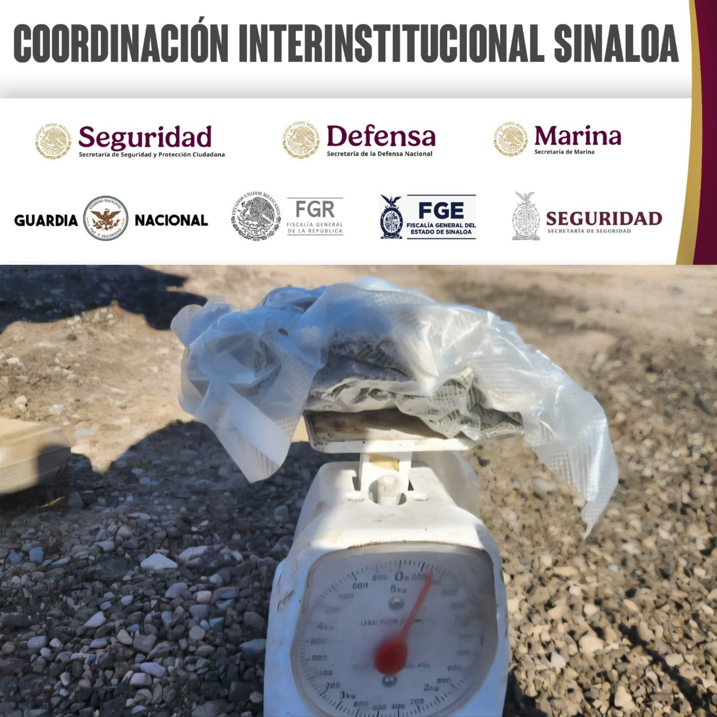 $!Aseguran mariguana en punto de revisión de Ahome