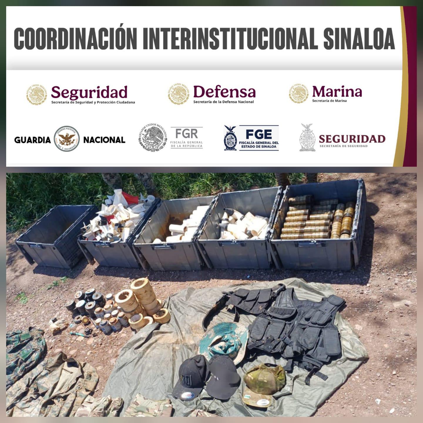 $!Destruyen equipo y material para explosivos asegurado en Culiacán