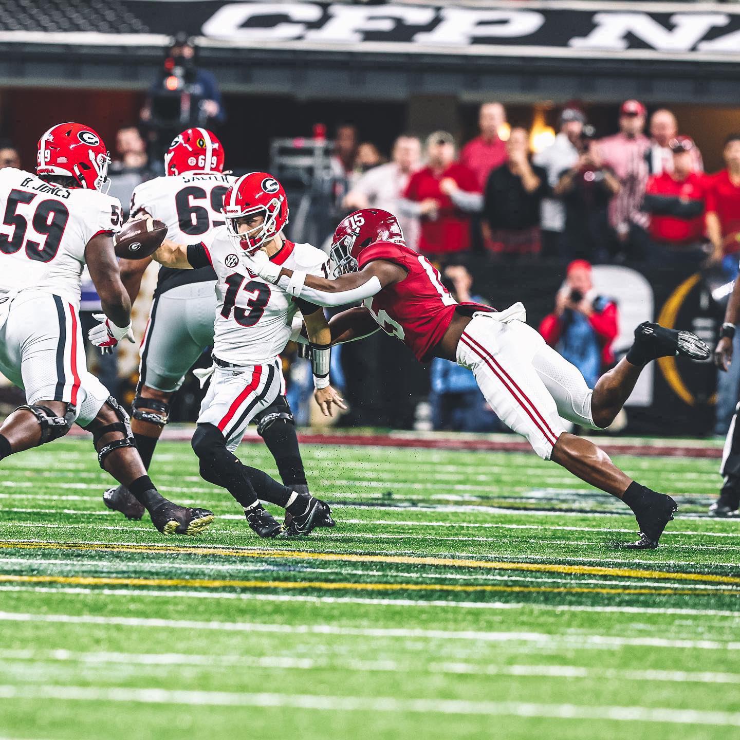 $!Georgia se corona campeón nacional en el futbol americano colegial