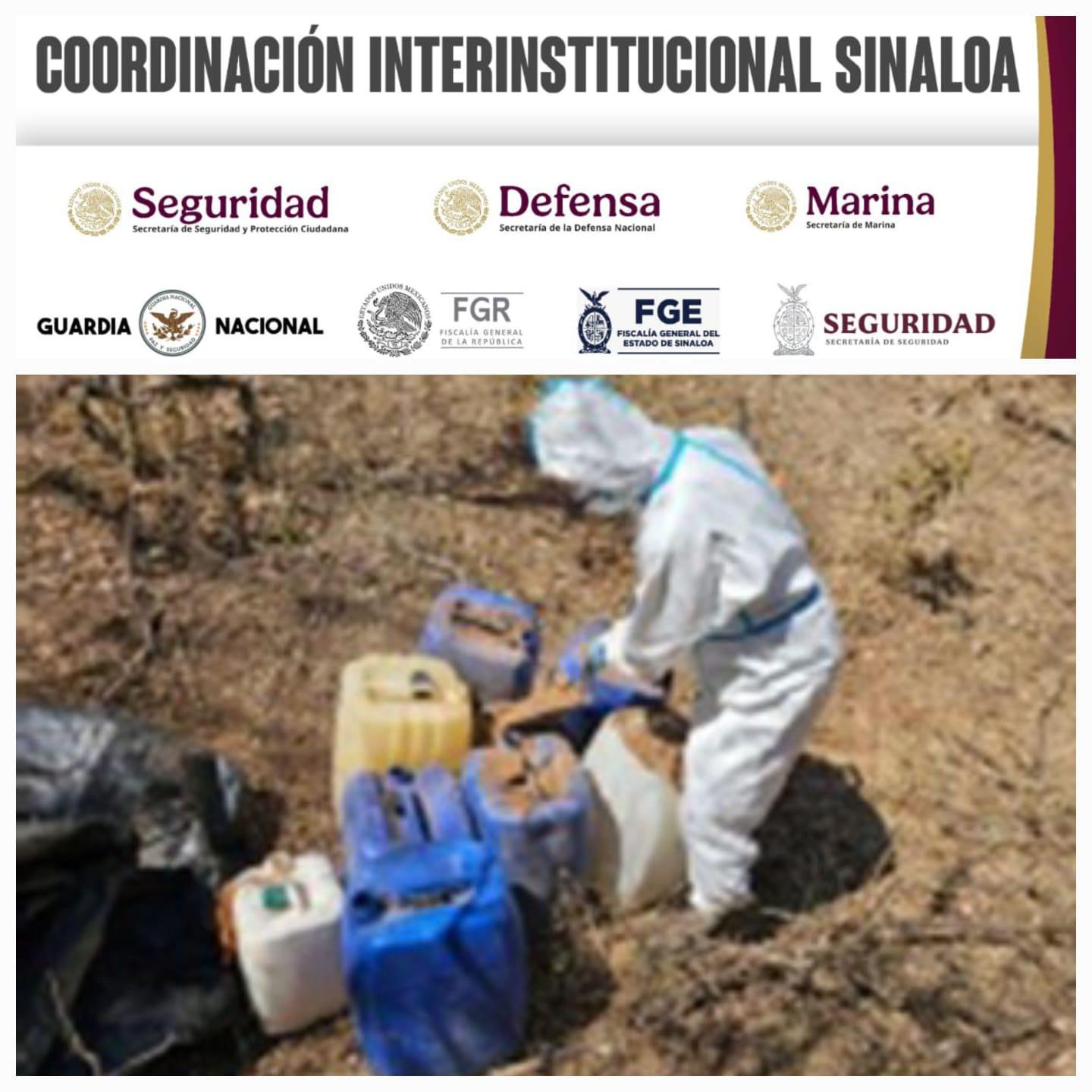 $!Deshabilitan 13 laboratorios clandestinos en Culiacán y Cosalá