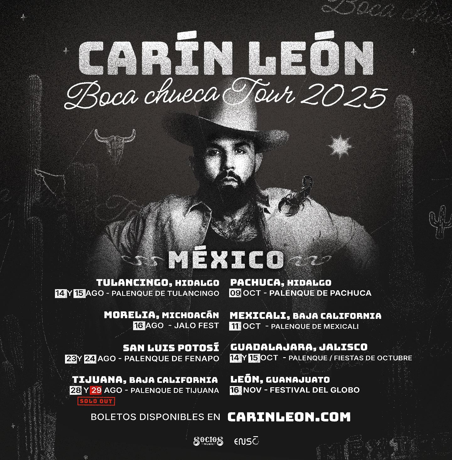 $!Reconoce Forbes a Carín León como uno de los artistas más influyentes en Latinoamérica