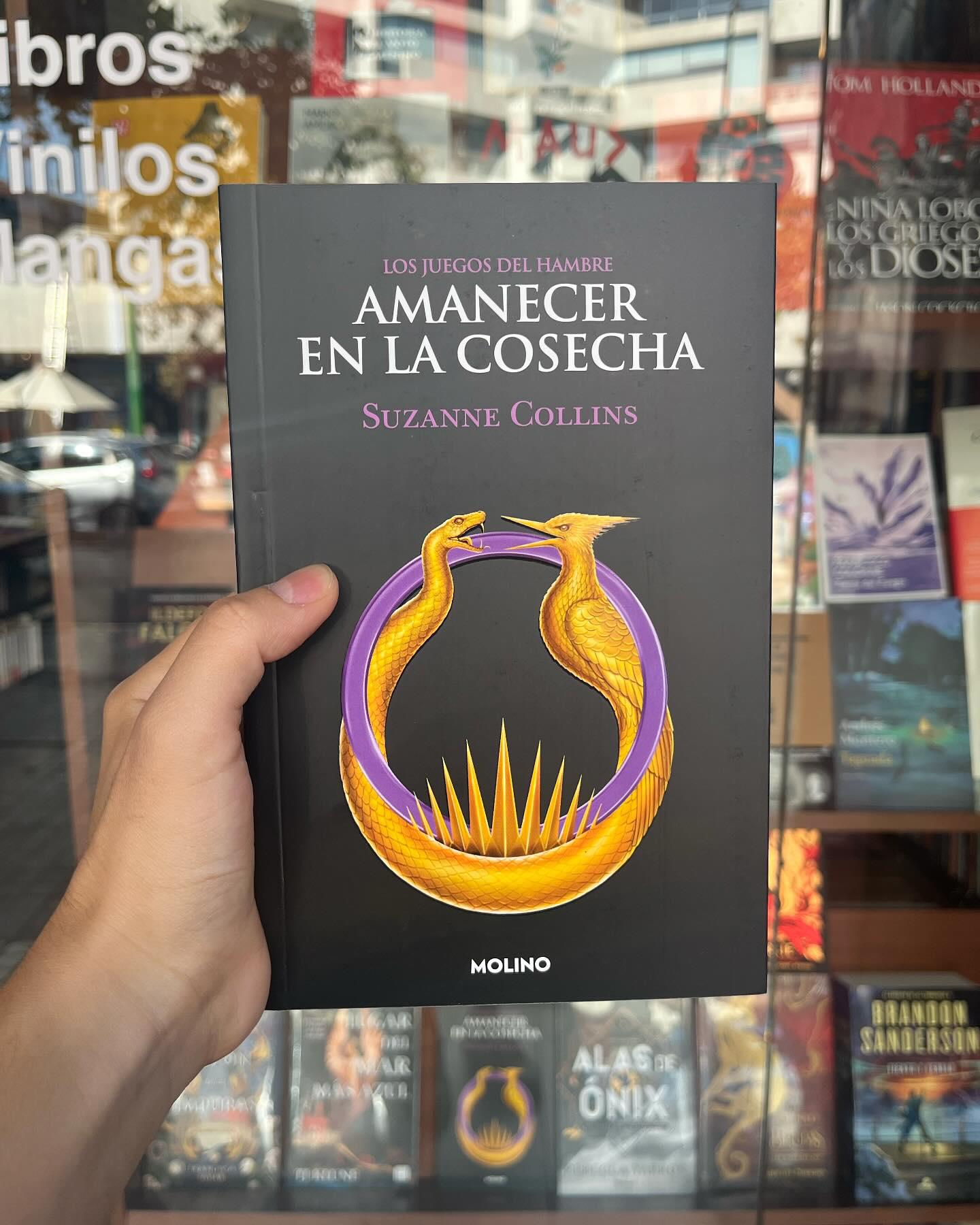 $!1. ‘Amanecer en la cosecha’, de Suzanne Collins. (Ficción).