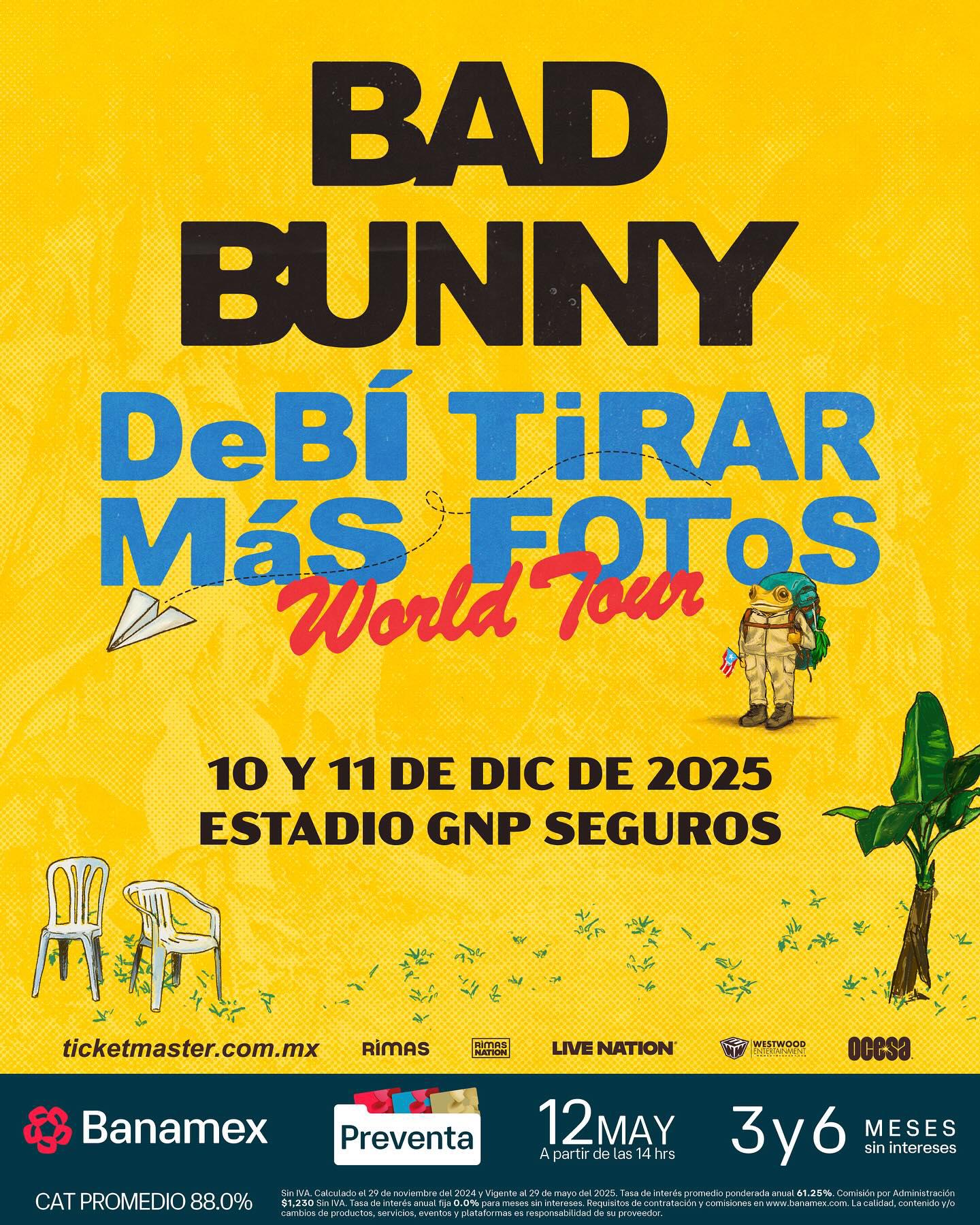 $!Después de tres años, regresará Bad Bunny a México