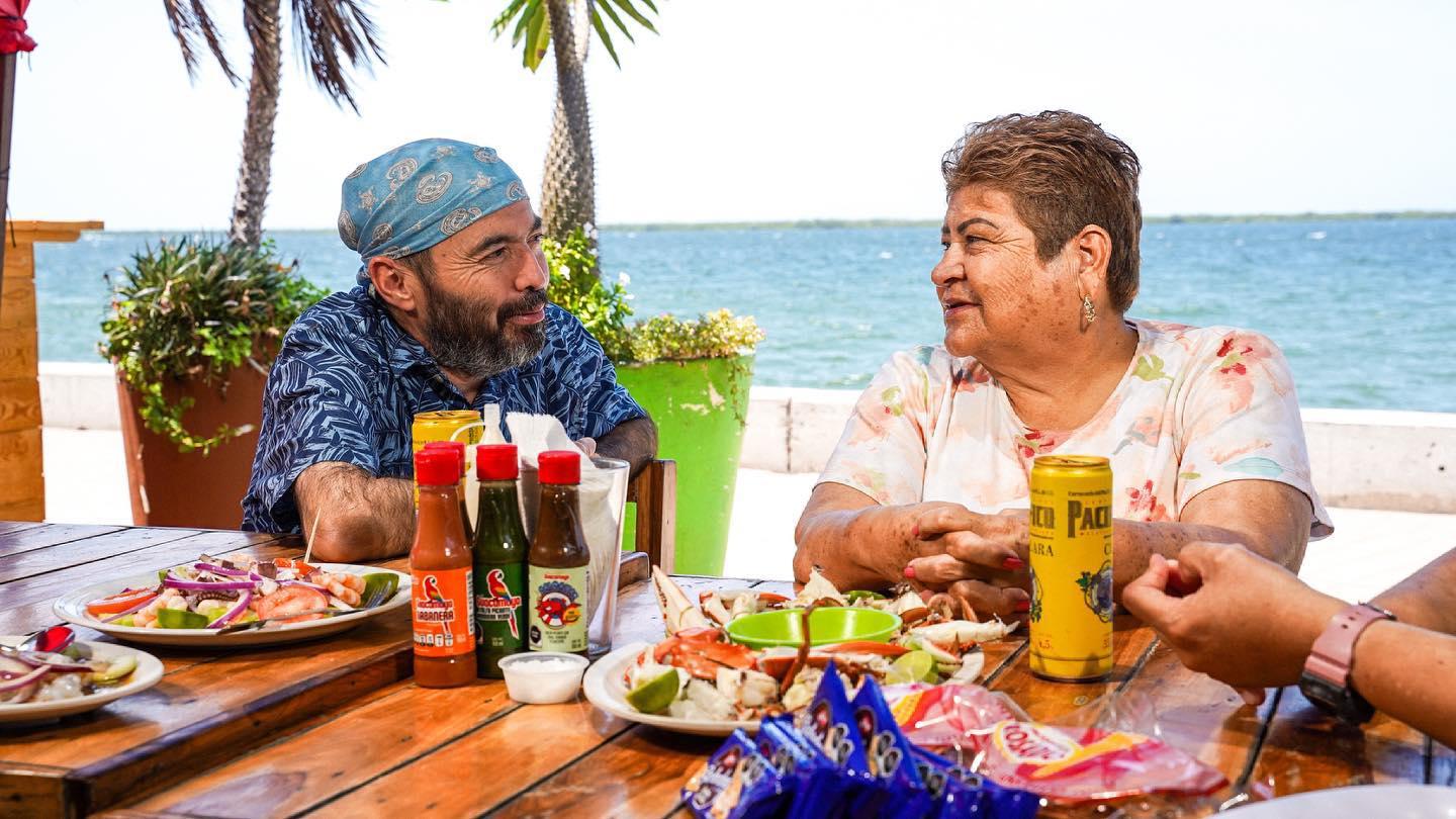 $!En Altata junto a Alma Rosa Sánchez, “La Güera”.