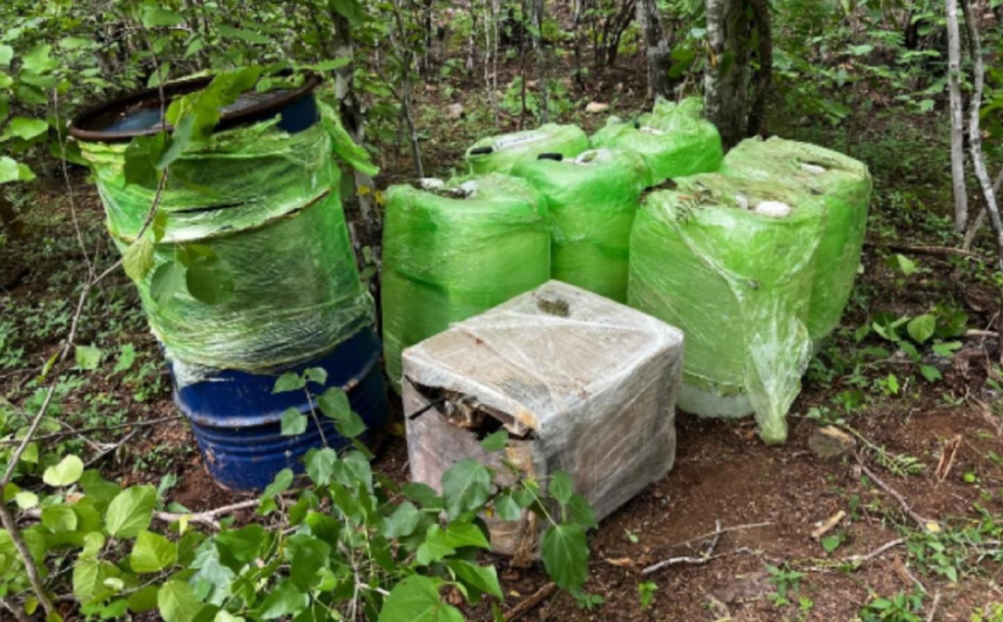 $!Ejército destruye centros de precursores químicos en Culiacán y Cosalá