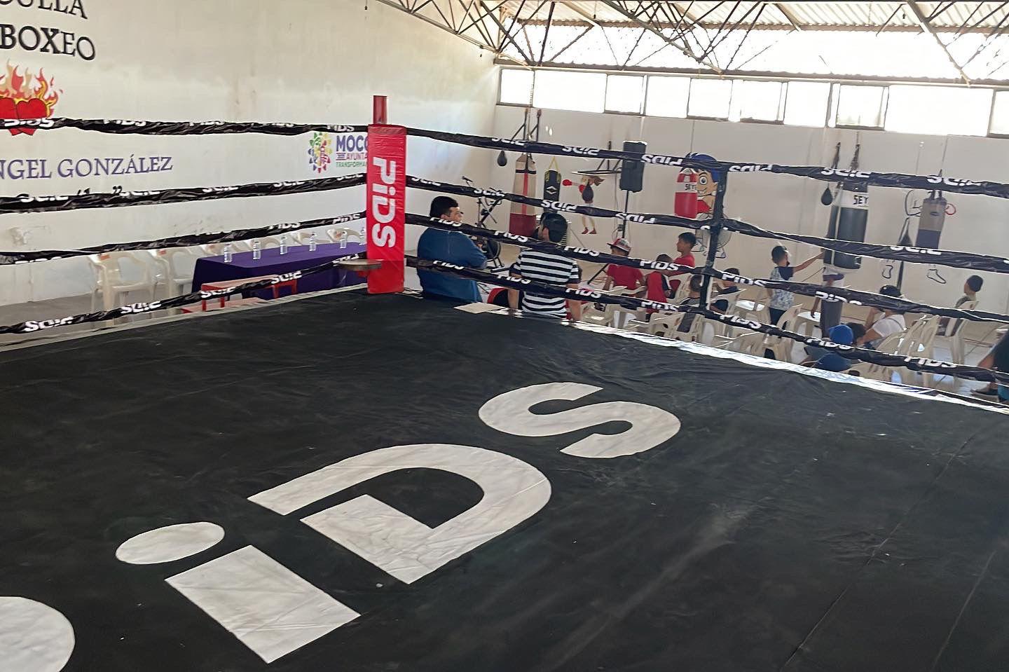 $!PIDS hace entrega de un cuadrilátero de boxeo en Mocorito