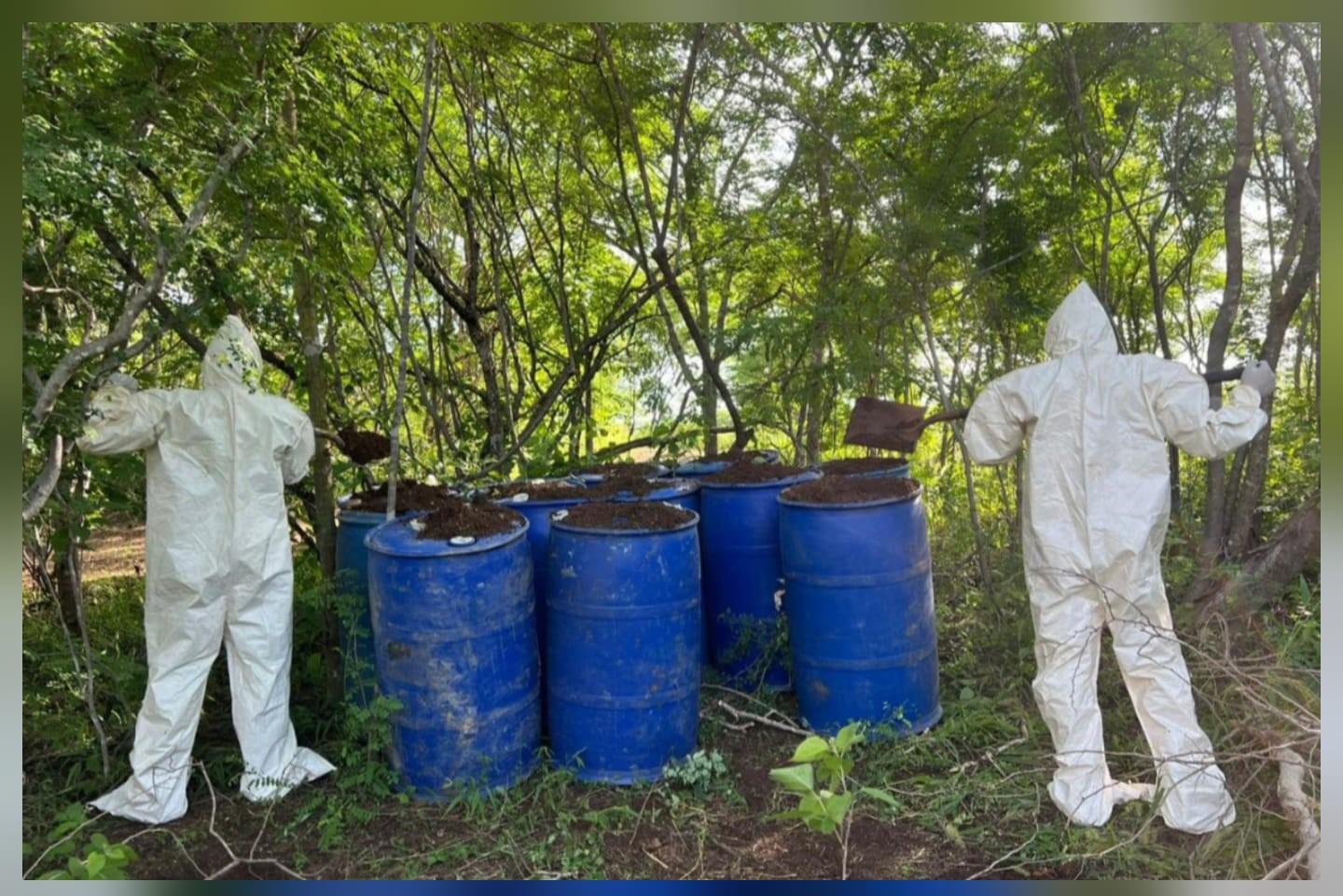 $!Ejército asegura sustancias químicas para drogas sintéticas en Culiacán