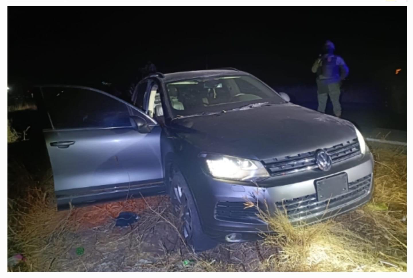 $!En Eldorado, Ejército asegura vehículo blindado y con aditamento para arrojar ponchallantas