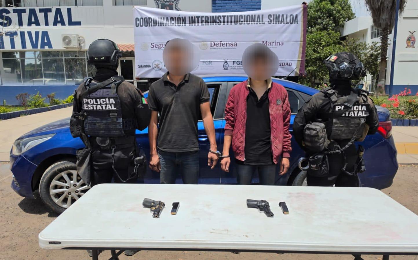 $!Detienen a siete civiles armados en Culiacán; cuatro son menores de edad