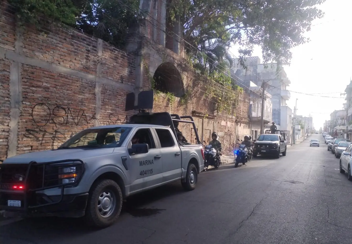 $!Realiza personal de la Marina recorridos de vigilancia y disuasión en motocicleta en Mazatlán