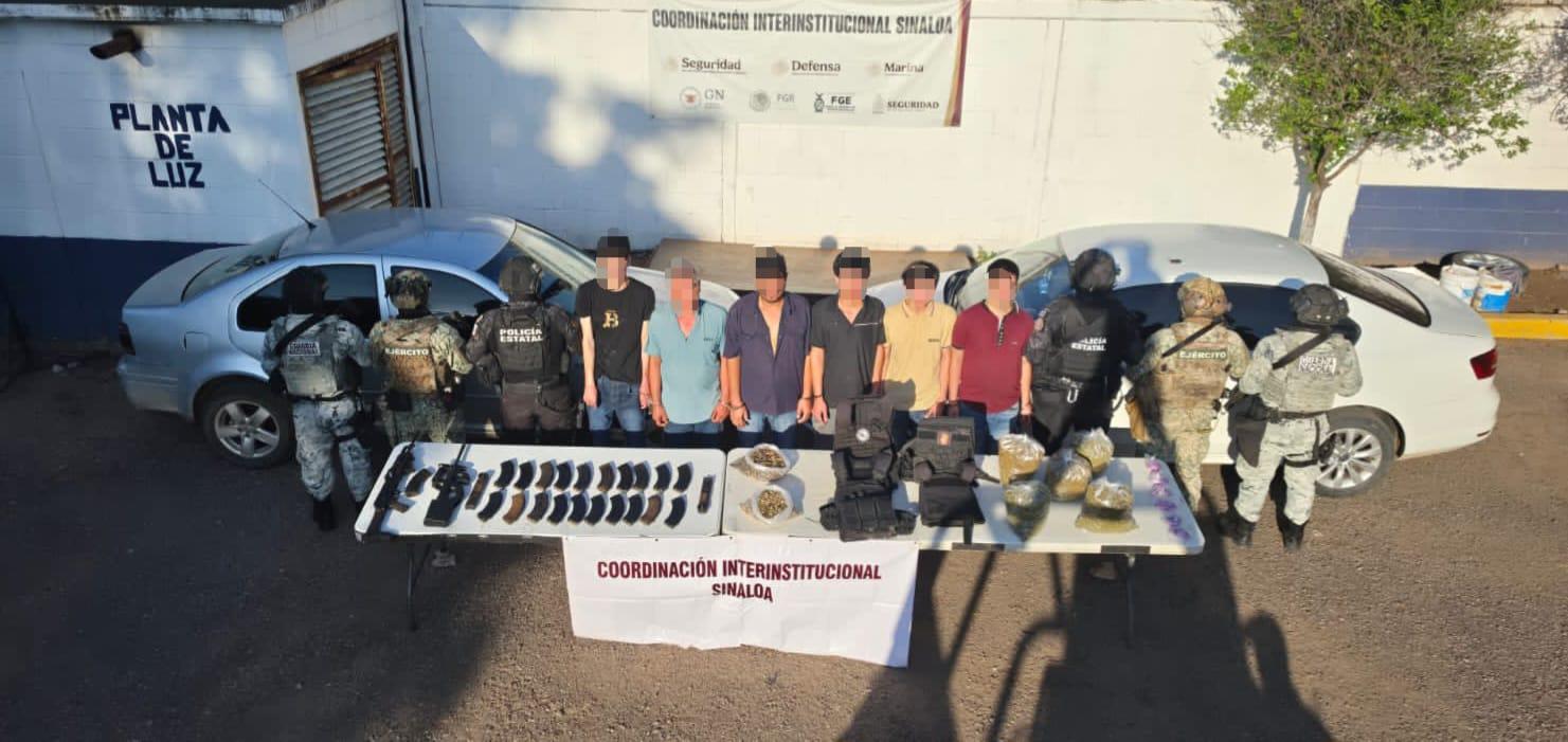 $!Detienen a grupo armado en Culiacán tras reporte al 089; uno es menor de edad
