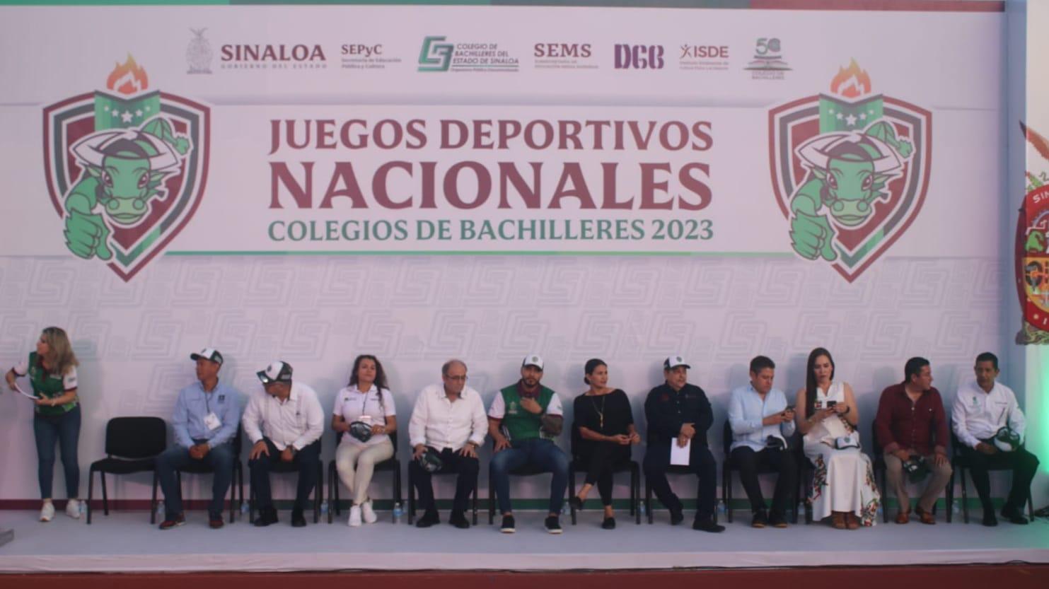 $!Inician los Juegos Deportivos Nacionales Colegios de Bachilleres en Mazatlán