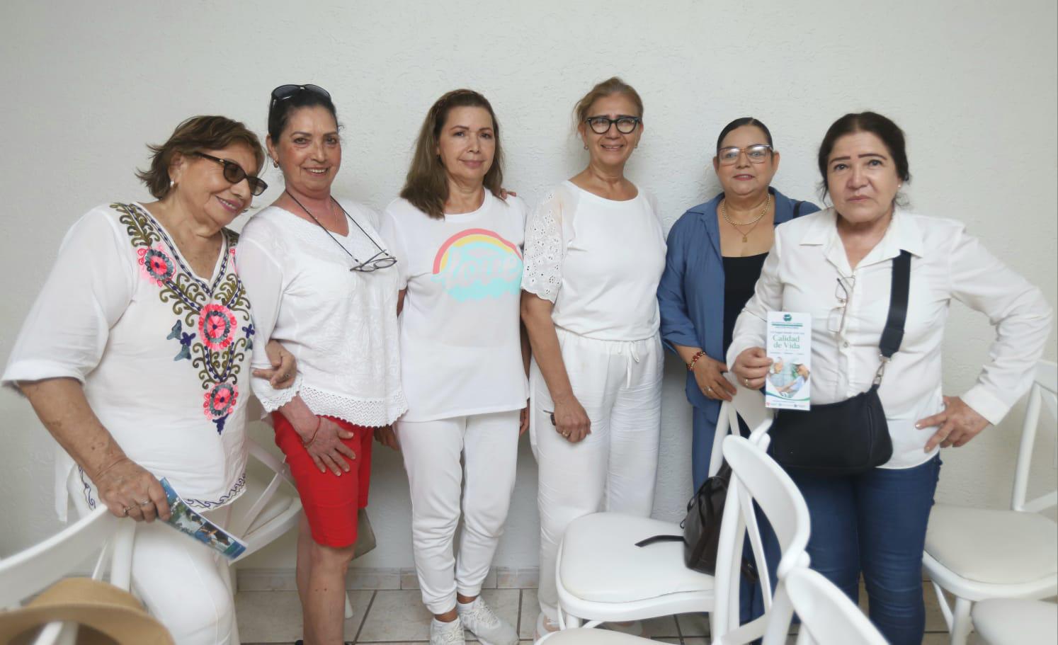 $!Margarita López, Maracas Martínez, Alma Álvarez, Aida Garzón, Isabela Lizárraga y Silvia Páez.