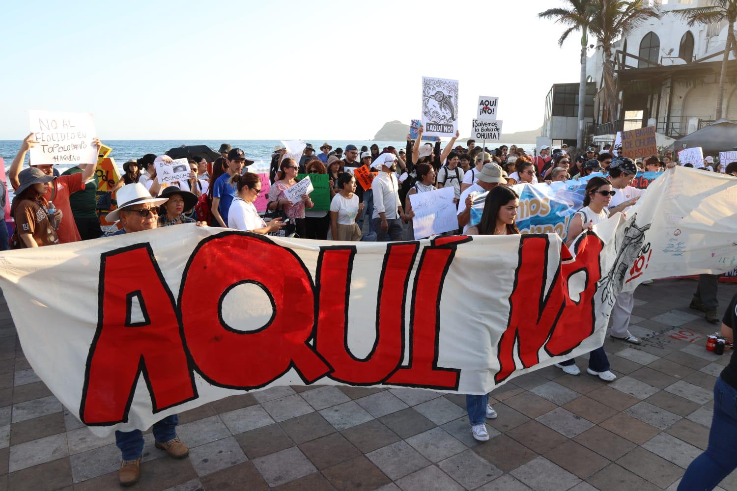 $!Alzan la voz en Mazatlán contra plantas de amoniaco y metanol en Ohuira y Topolobampo