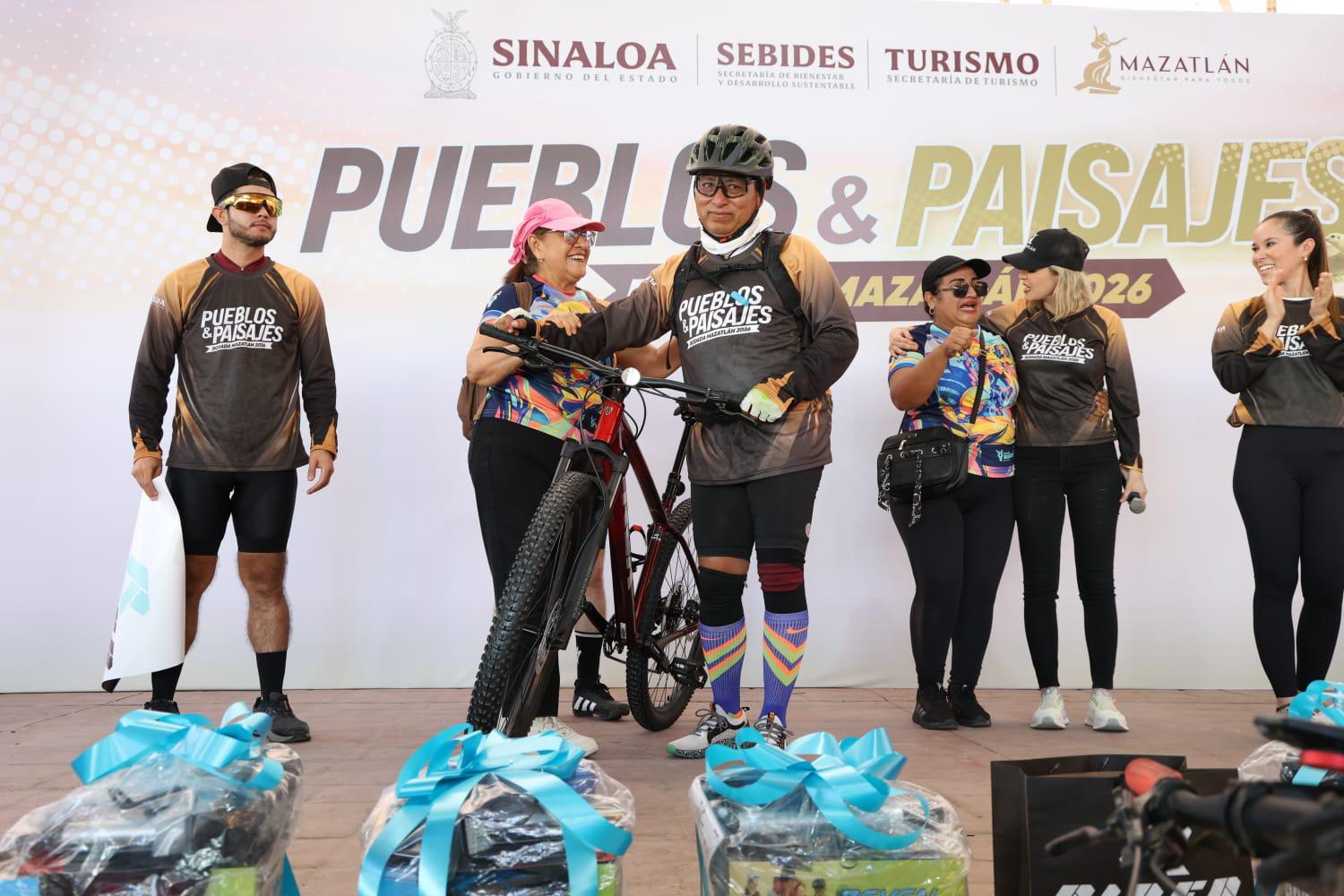 $!Mazatlán pedalea: más de mil ciclistas en Pueblos y Paisajes 2026