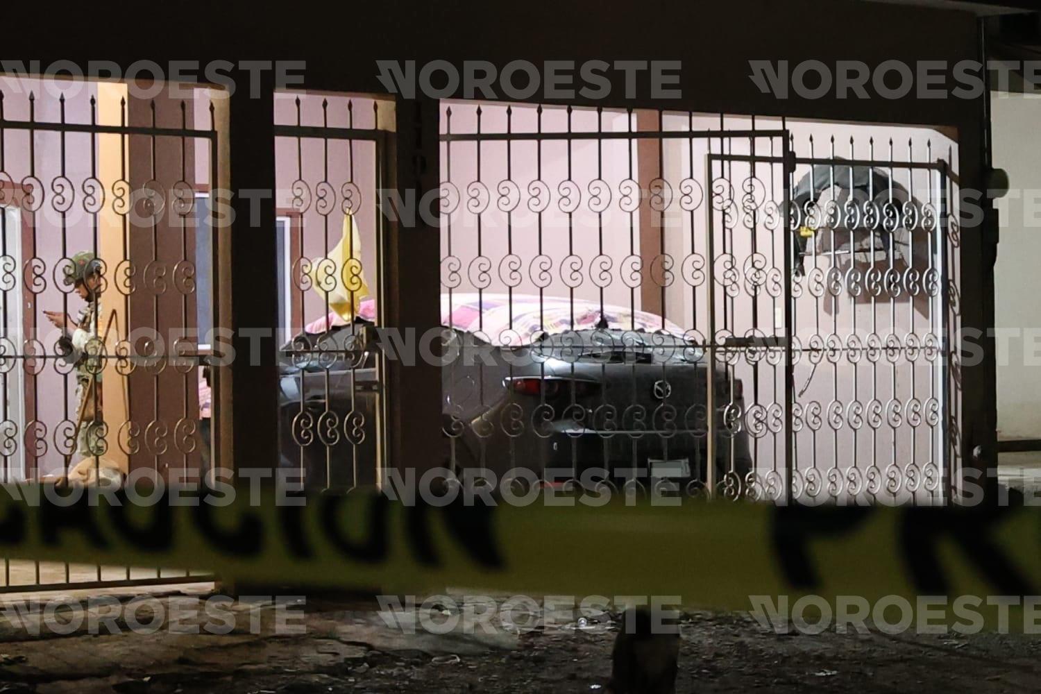 $!Balean casa de policía municipal activo en Valle del Ejido, en Mazatlán; no reportan lesionados