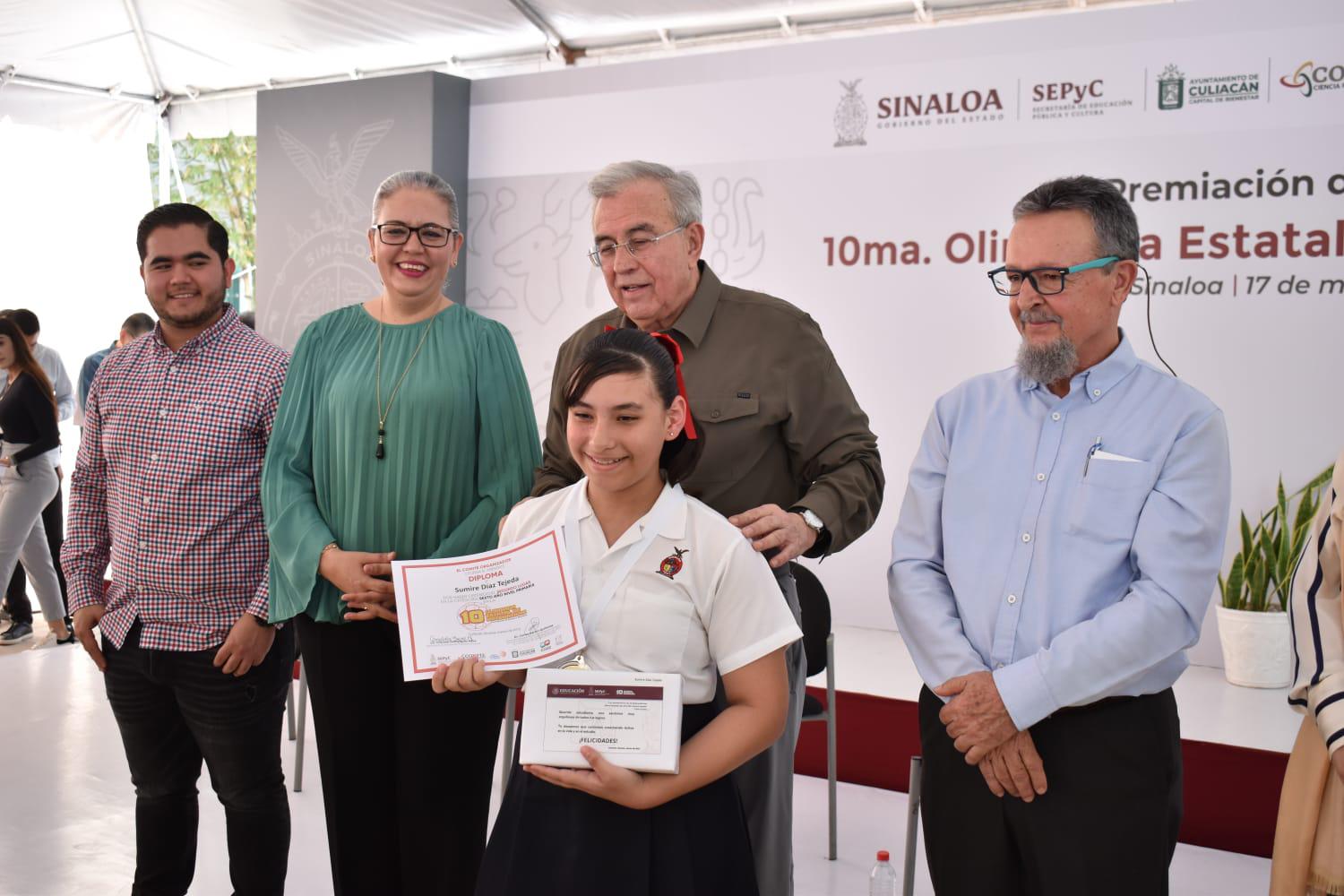 $!Reconocen a 48 ganadores de la Olimpiada Estatal de Matemáticas